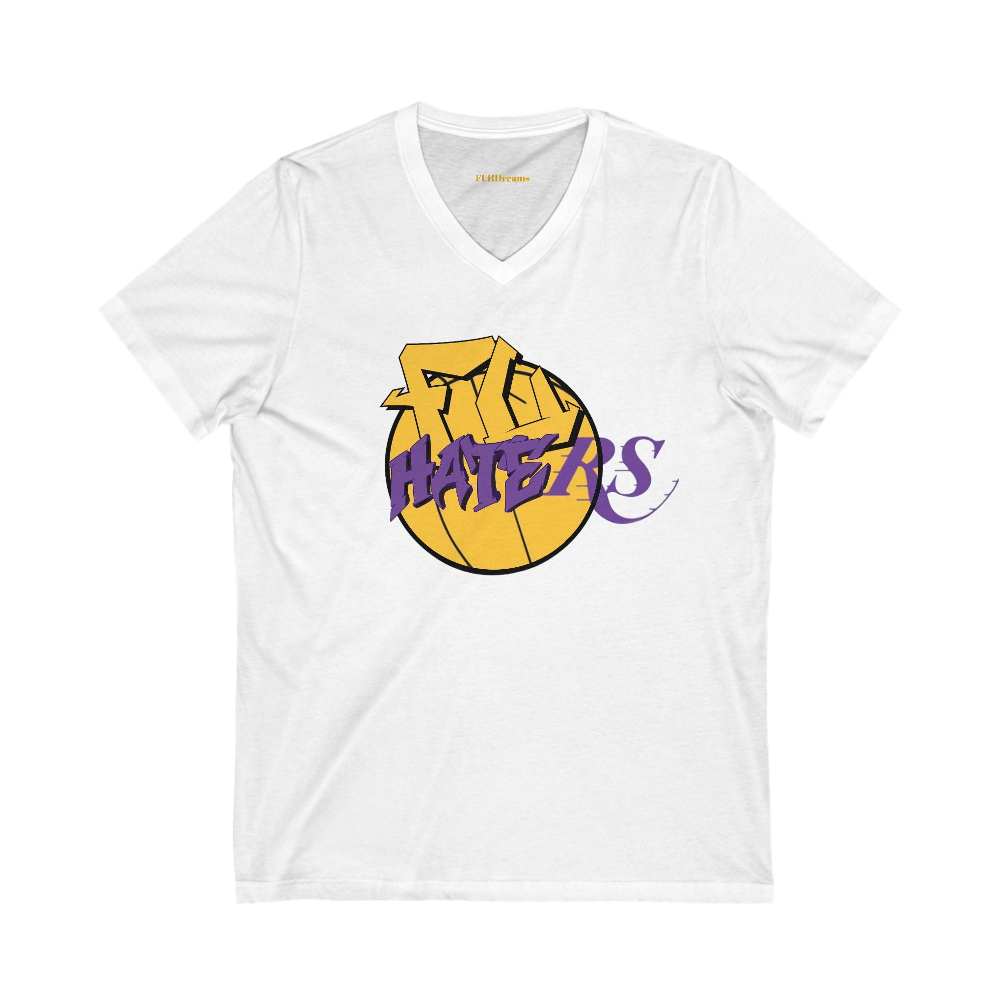 FURDreams NBA “LAX” VI Unisex Jersey Short Sleeve V-Neck Tee