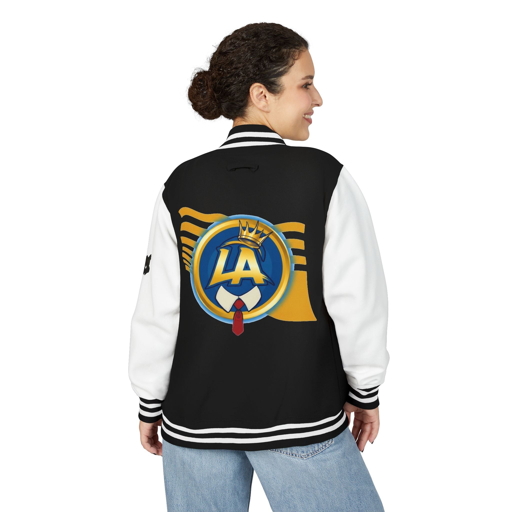FURDreams "LAX" I Graffiti Shield Letterman Jacket