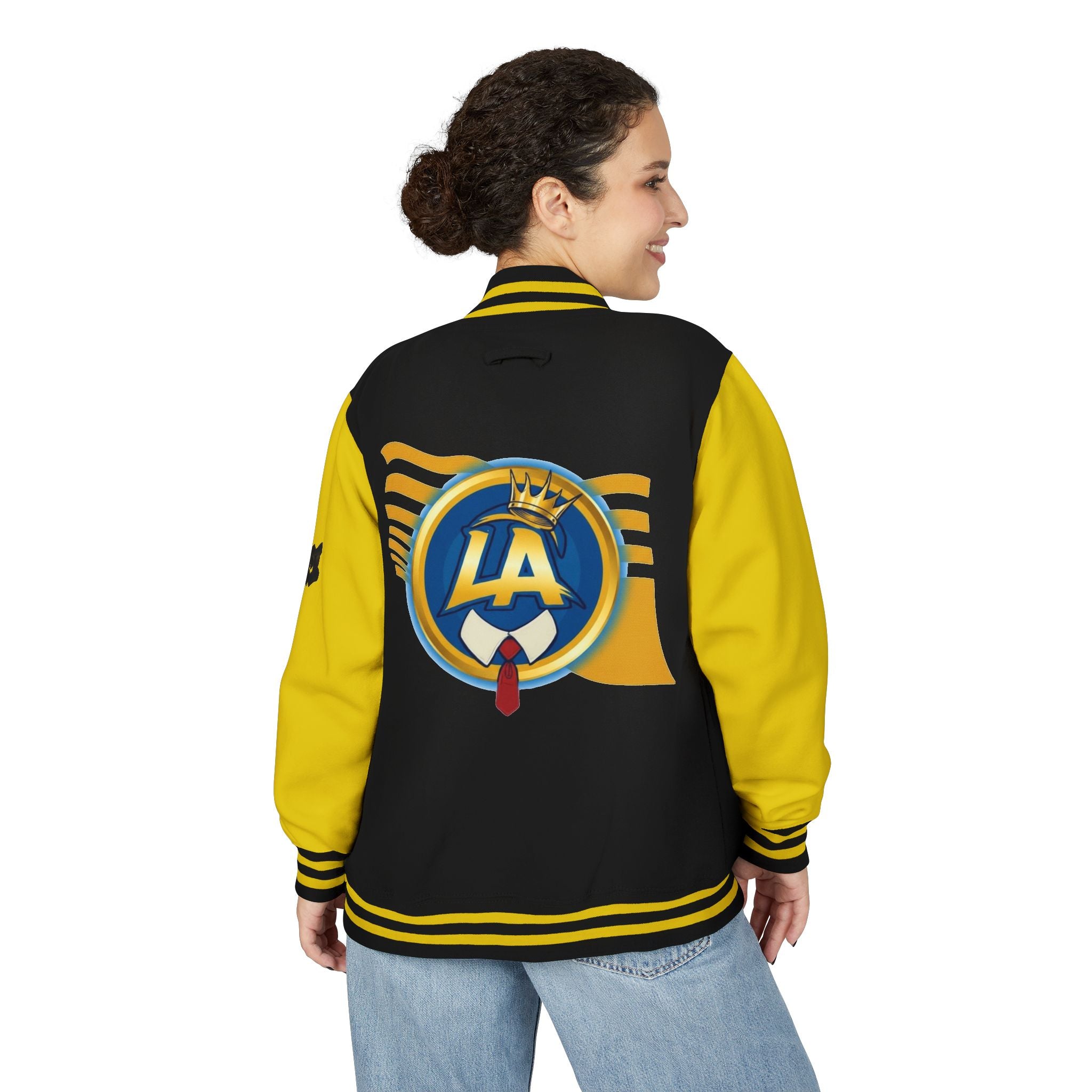 FURDreams "LAX" I Graffiti Shield Letterman Jacket
