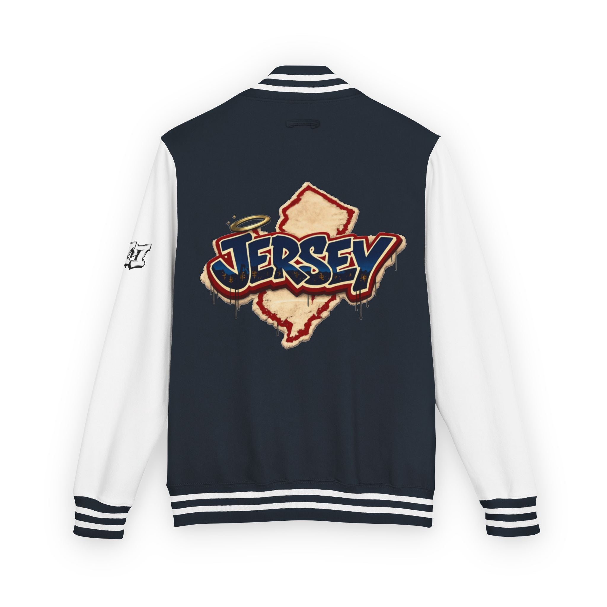FURDreams "EWR" XII — NJ Monogram Shield Letterman Jacket