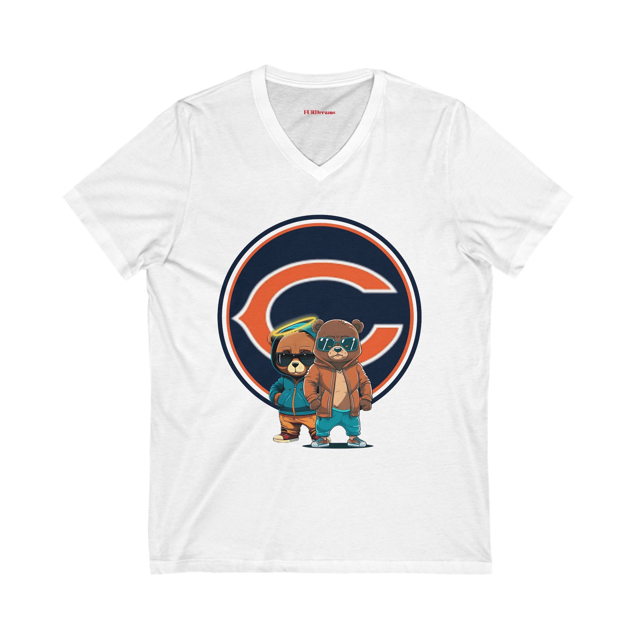 FURDreams NFL “ORD” II Unisex Jersey Short Sleeve V-Neck Tee