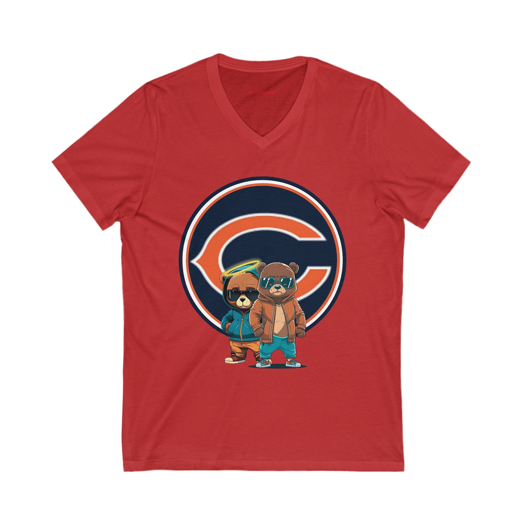 FURDreams NFL “ORD” II Unisex Jersey Short Sleeve V-Neck Tee