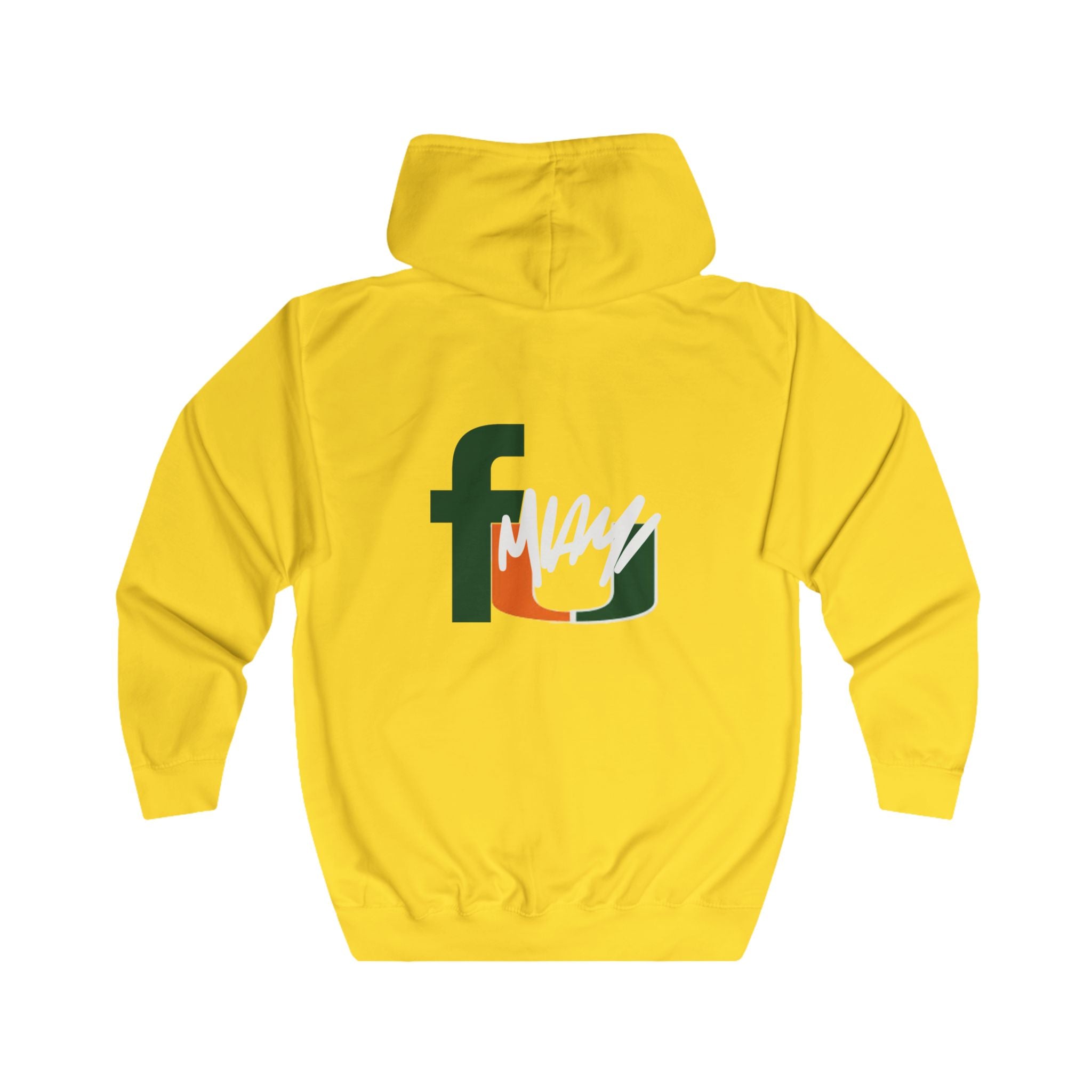 FURDREAMS NCAA “MIA” IX Unisex Full-zip Sweatshirt