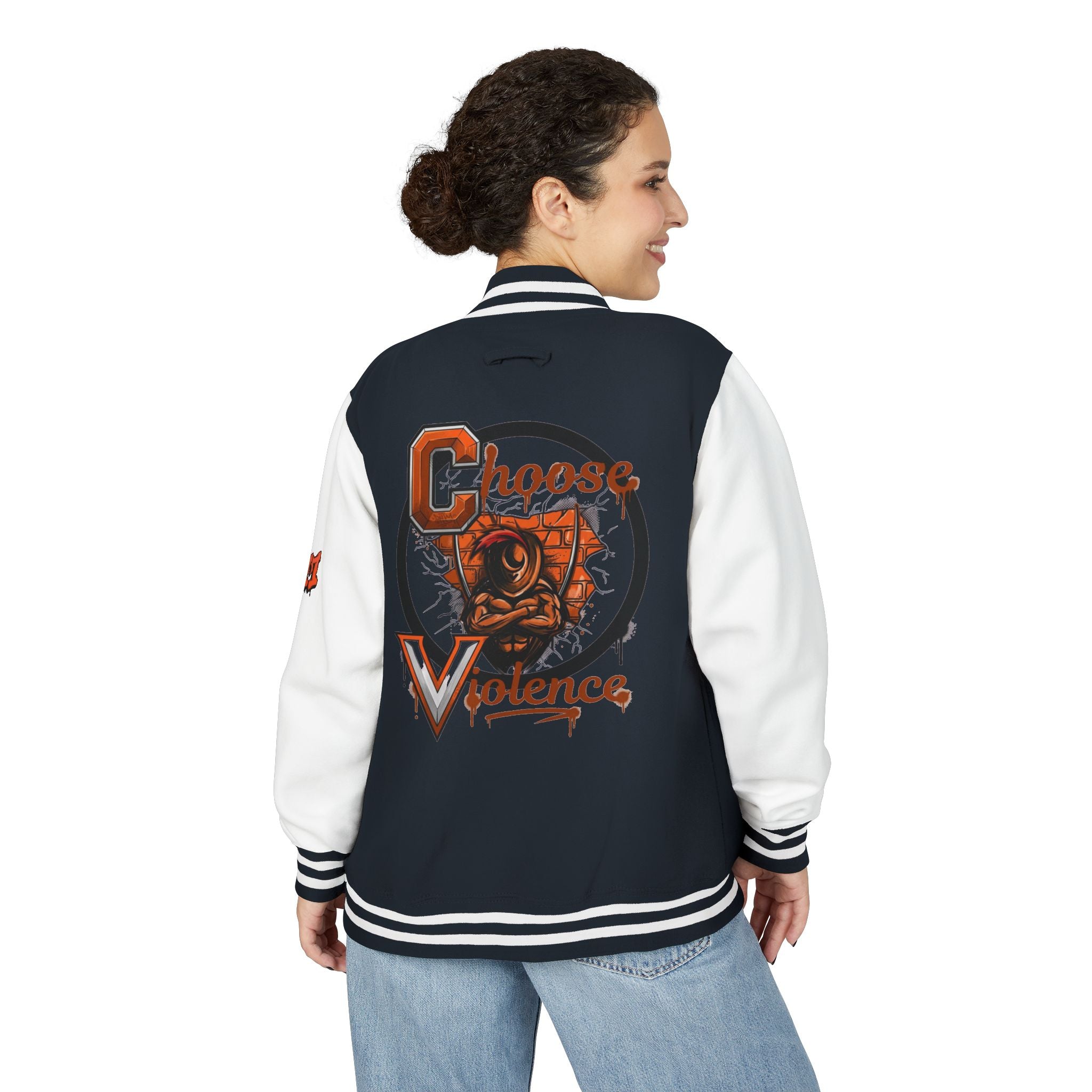 FURDREAMS "RIC" I Graffiti Shield Letterman Jacket