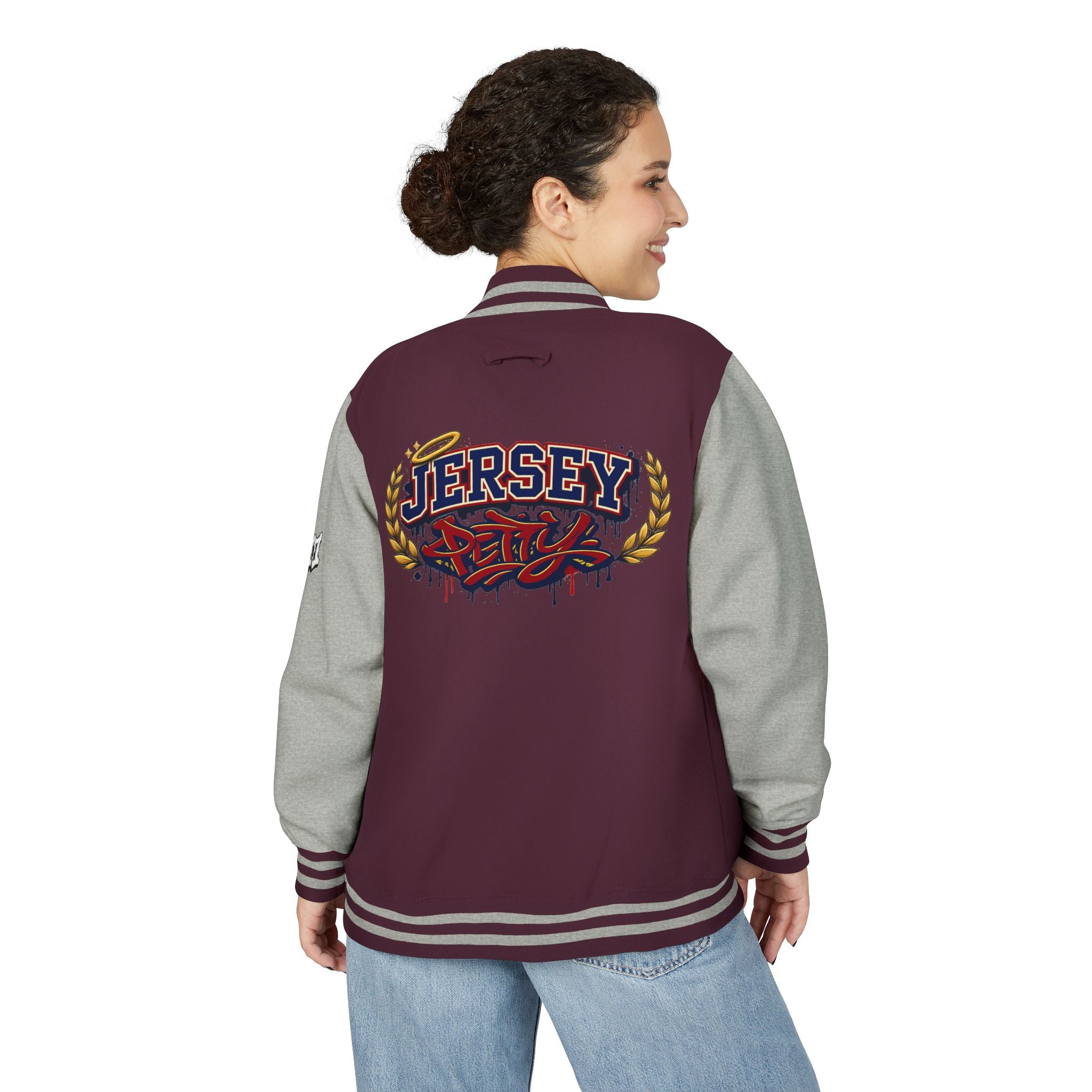 FURDREAMS “EWR” VIII Graffiti Shield Letterman Jacket
