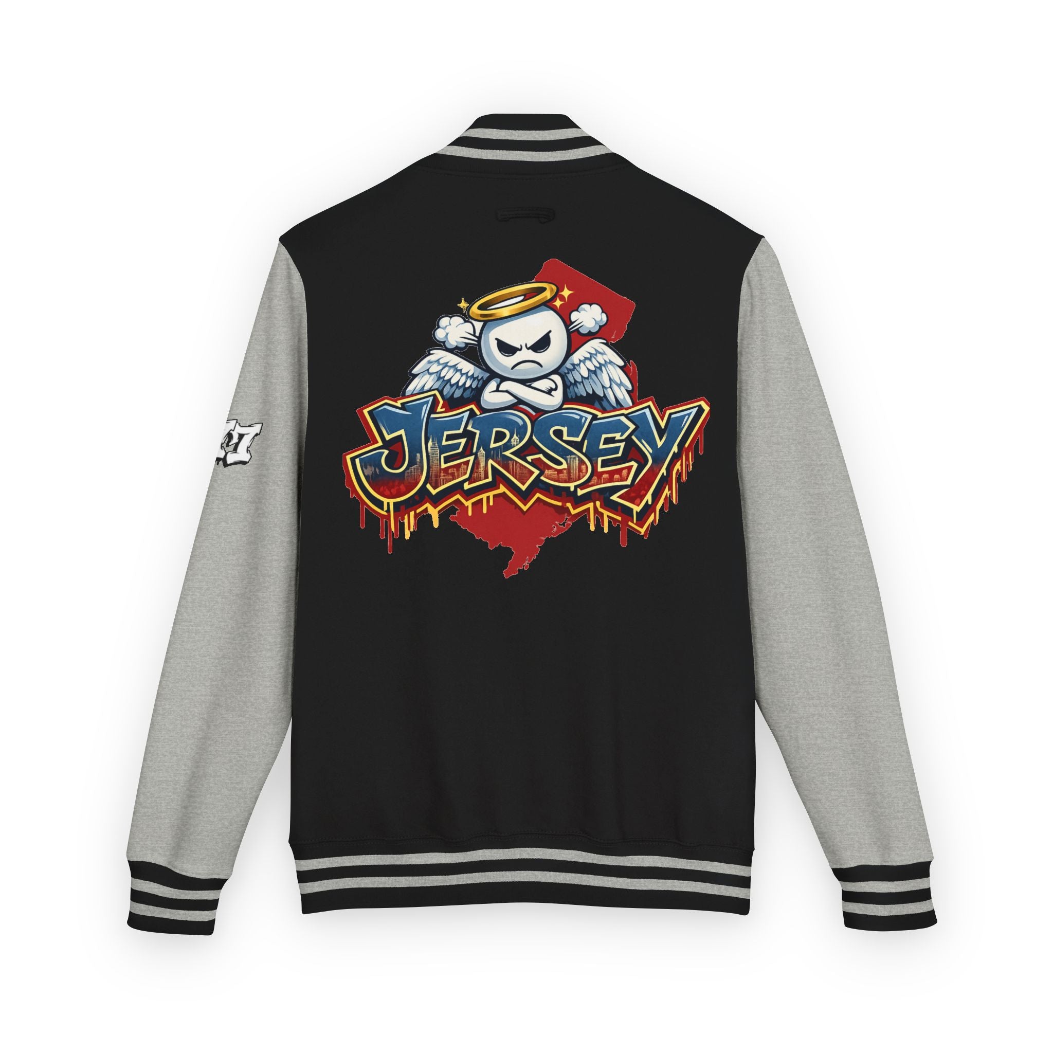 FURDreams "EWR" XII — Jersey Devils Shield Letterman Jacket