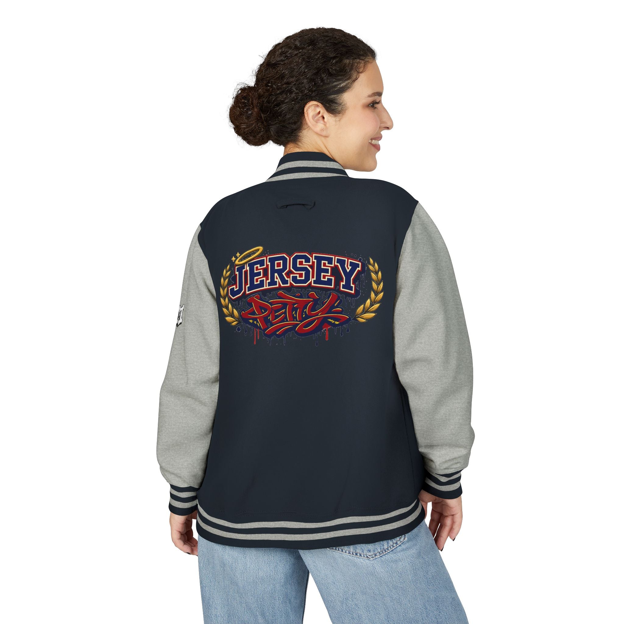 FURDREAMS “EWR” VIII Graffiti Shield Letterman Jacket