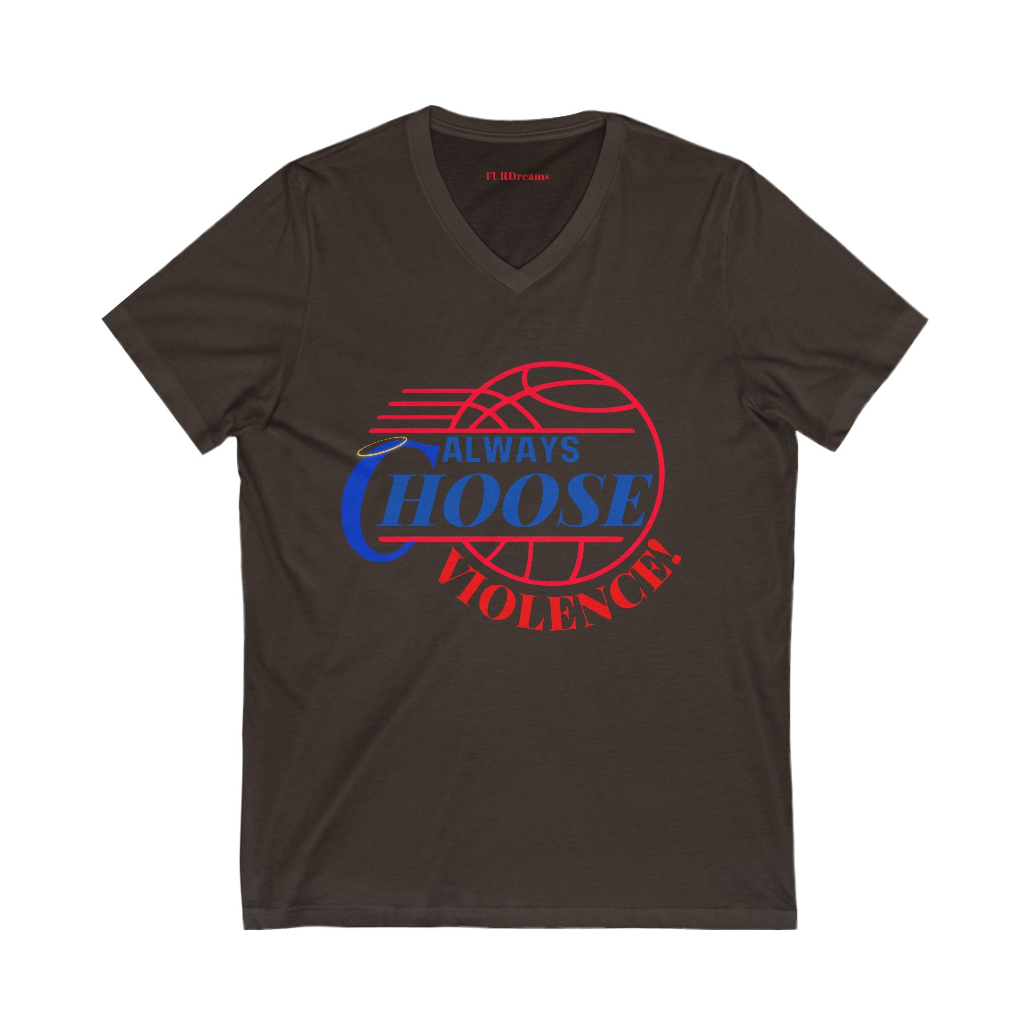 FURDreams NBA “LAX” I Unisex Jersey Short Sleeve V-Neck Tee