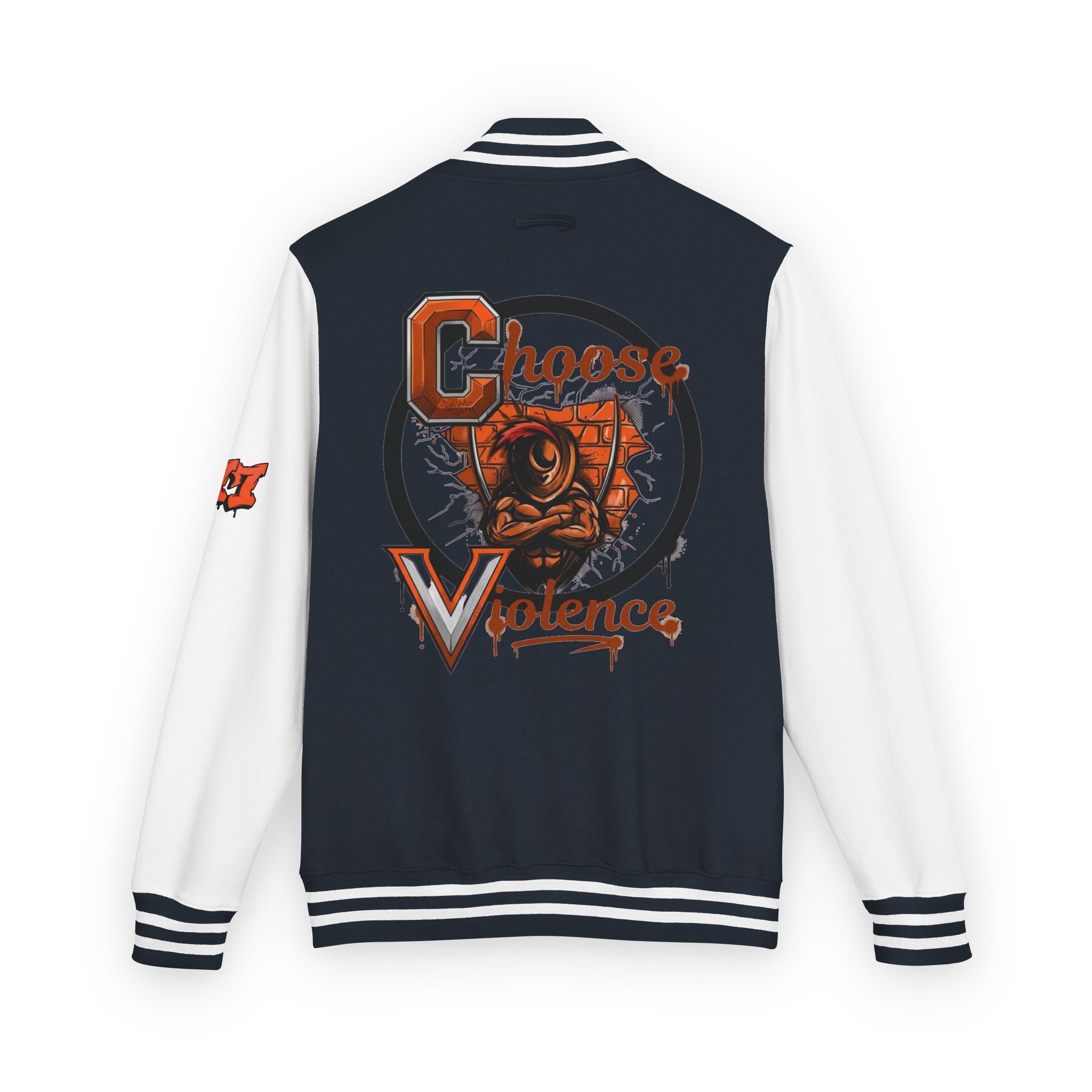 FURDREAMS "RIC" I Graffiti Shield Letterman Jacket