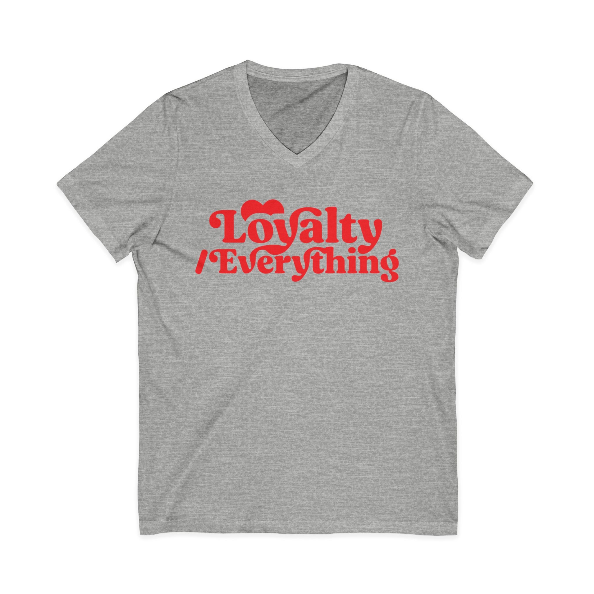 FURDreams Team Originals “Loyaltyovereverything ” V V-Neck Tee Shirt