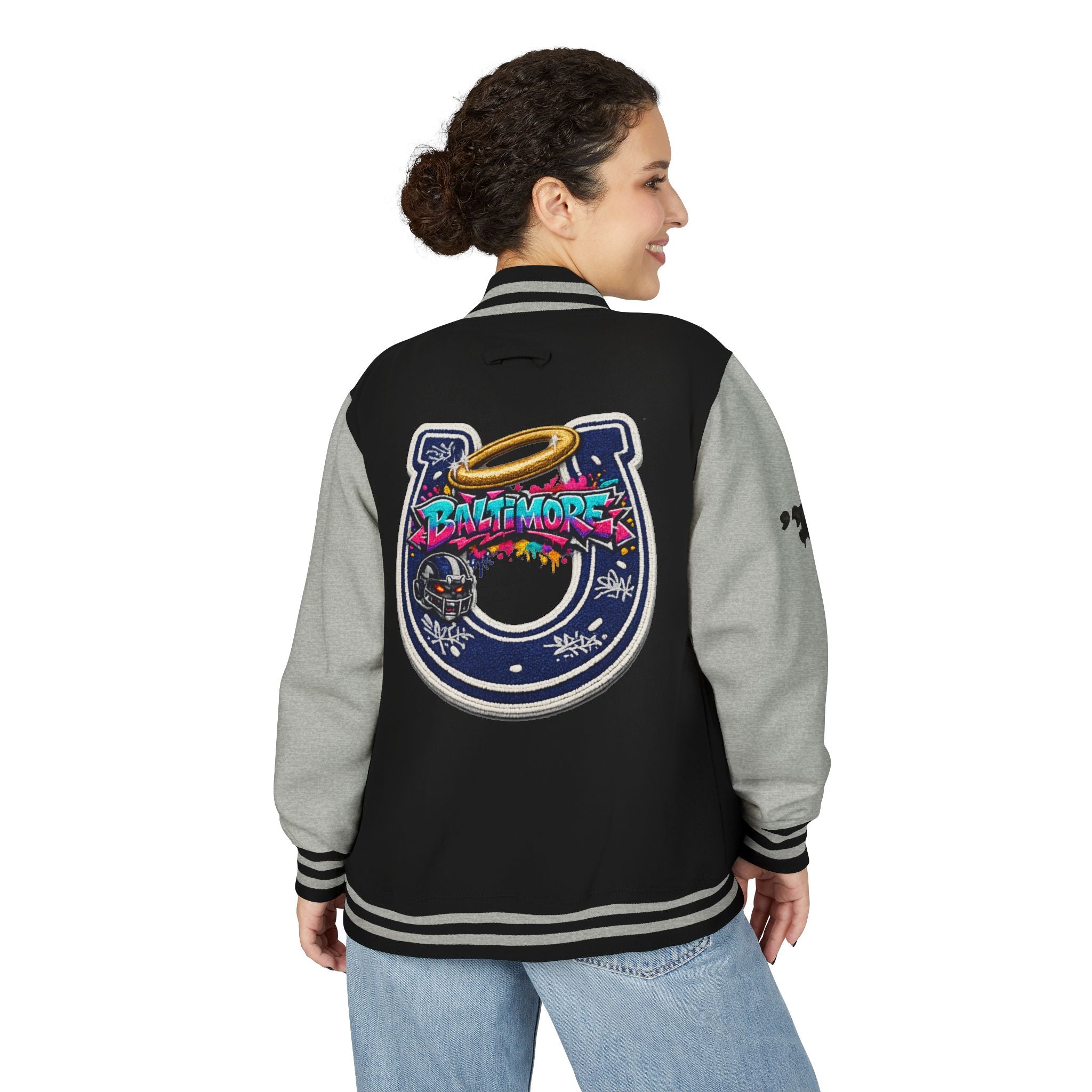 FURDreams “Baltimore” Collegiate Chest Letterman Jacket — Varsity Streetwear