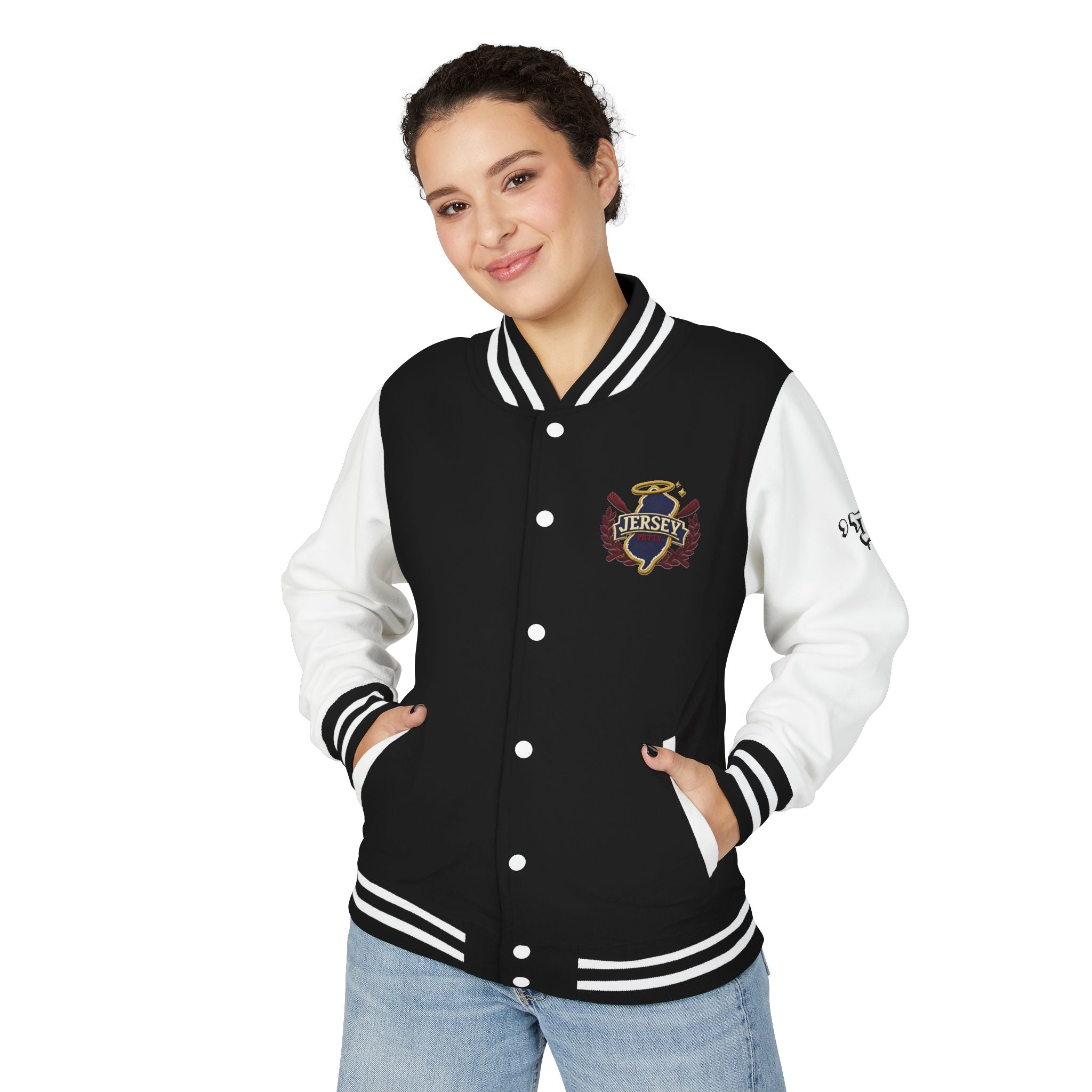 FURDreams "EWR" XII — Jersey Devils Shield Letterman Jacket