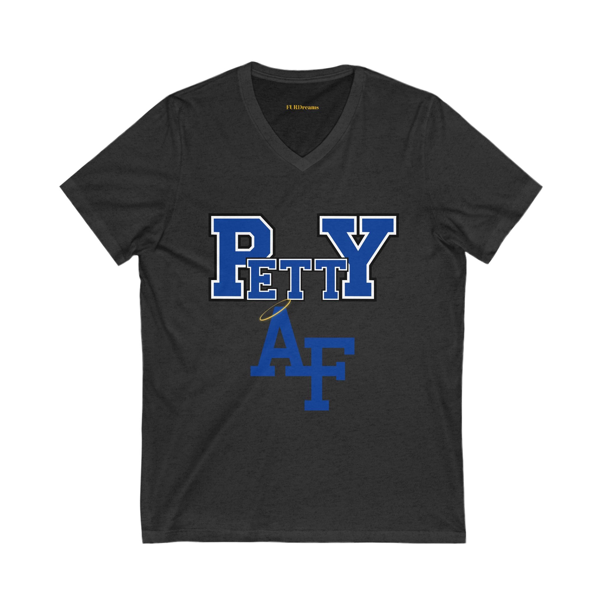 FURDreams NCAA “DIA” I Unisex Jersey Short Sleeve V-Neck Tee