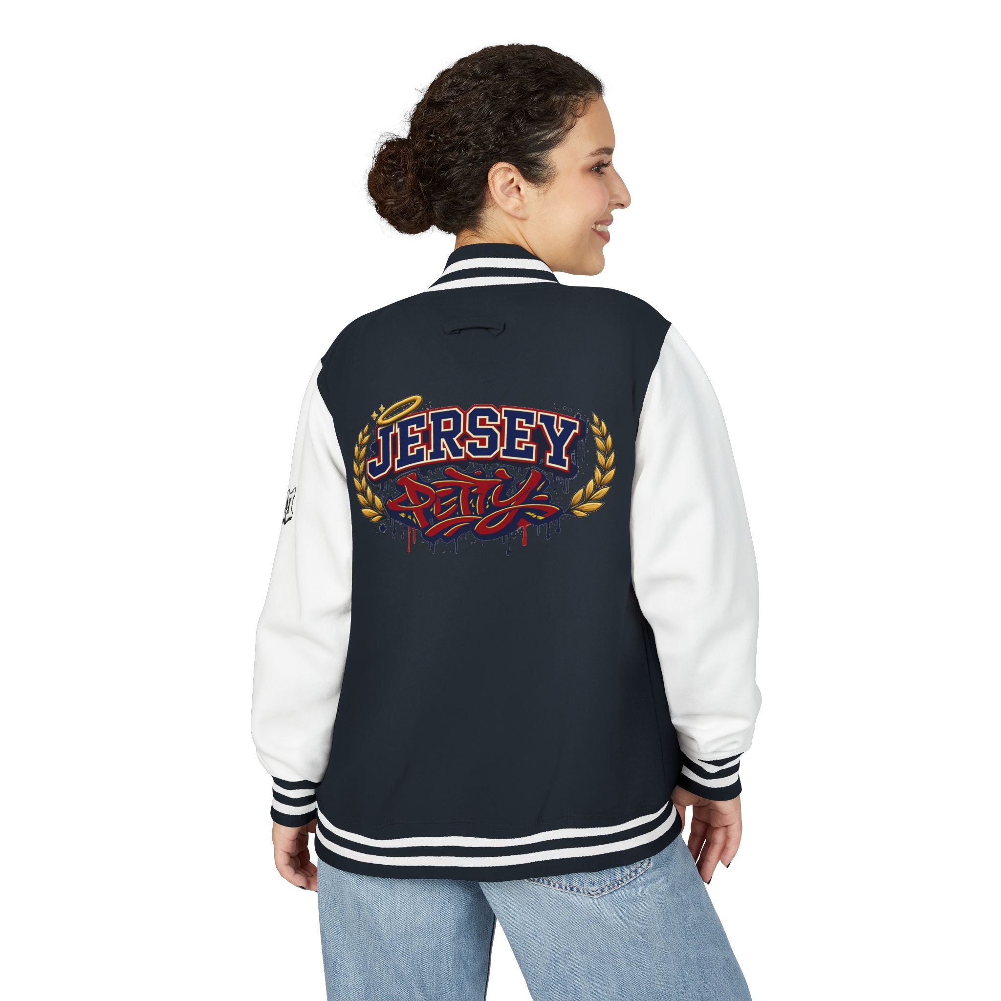 FURDREAMS “EWR” VIII Graffiti Shield Letterman Jacket
