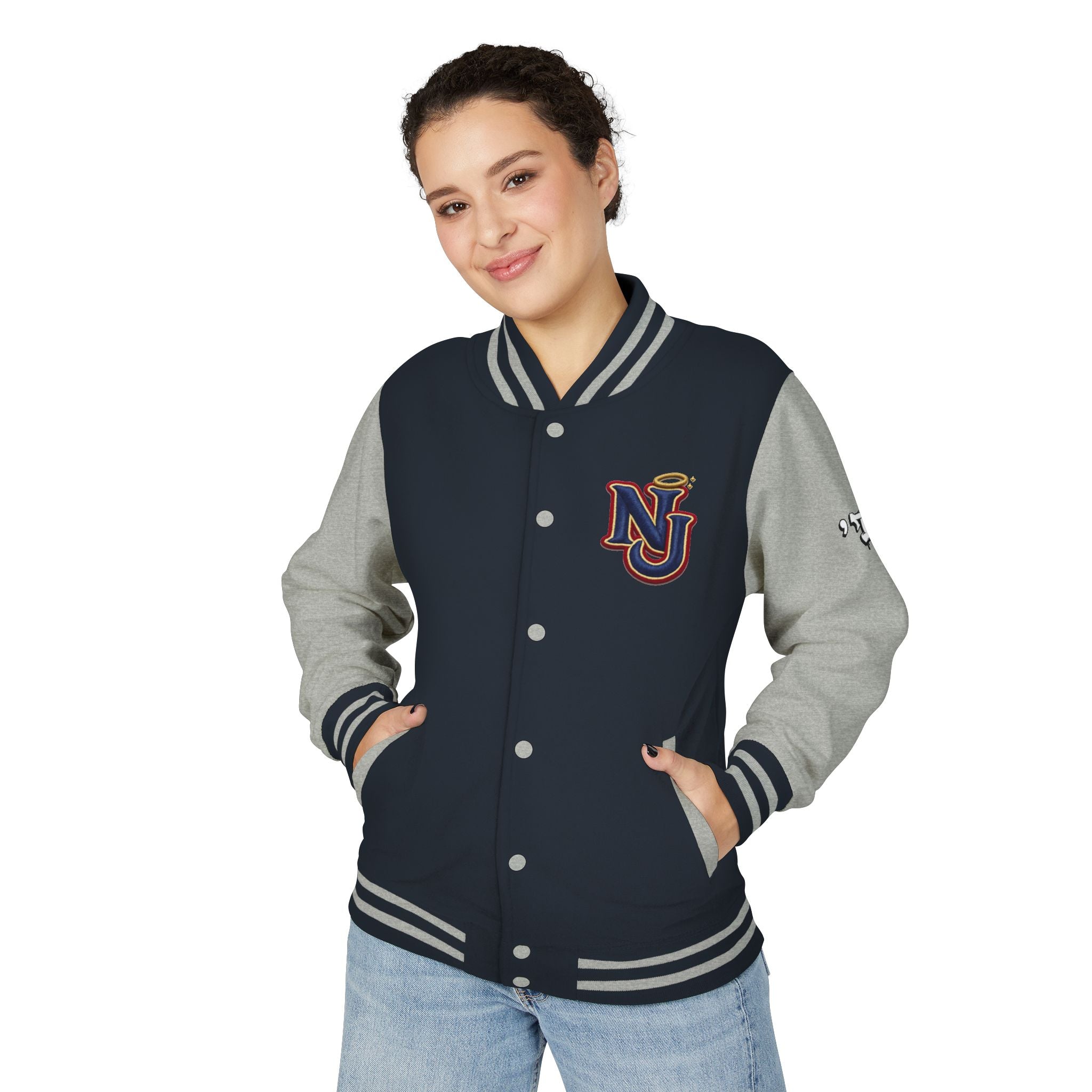 FURDreams "EWR" XII — NJ Monogram Shield Letterman Jacket
