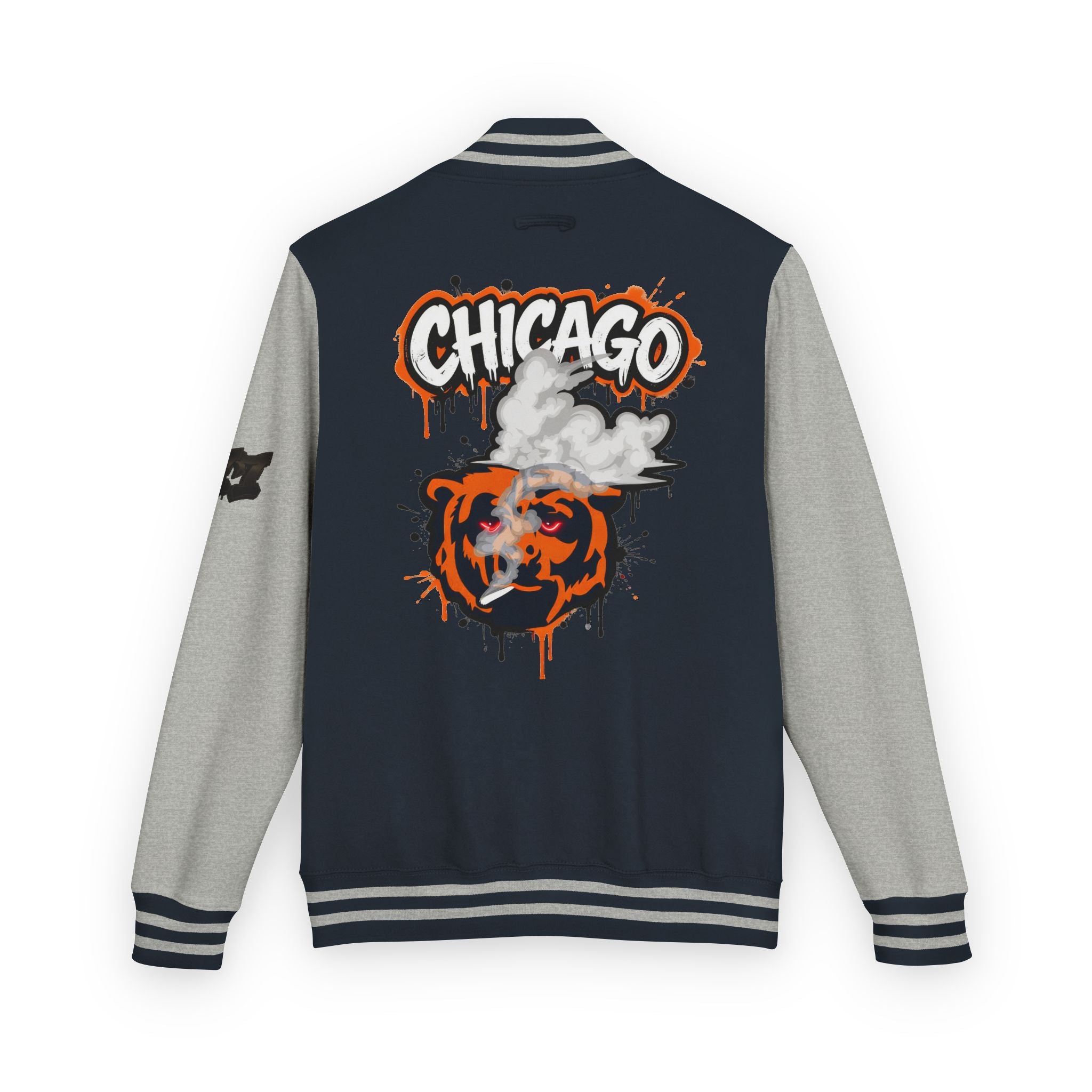 FURDREAMS “ORD” I Graffiti Shield Letterman Jacket