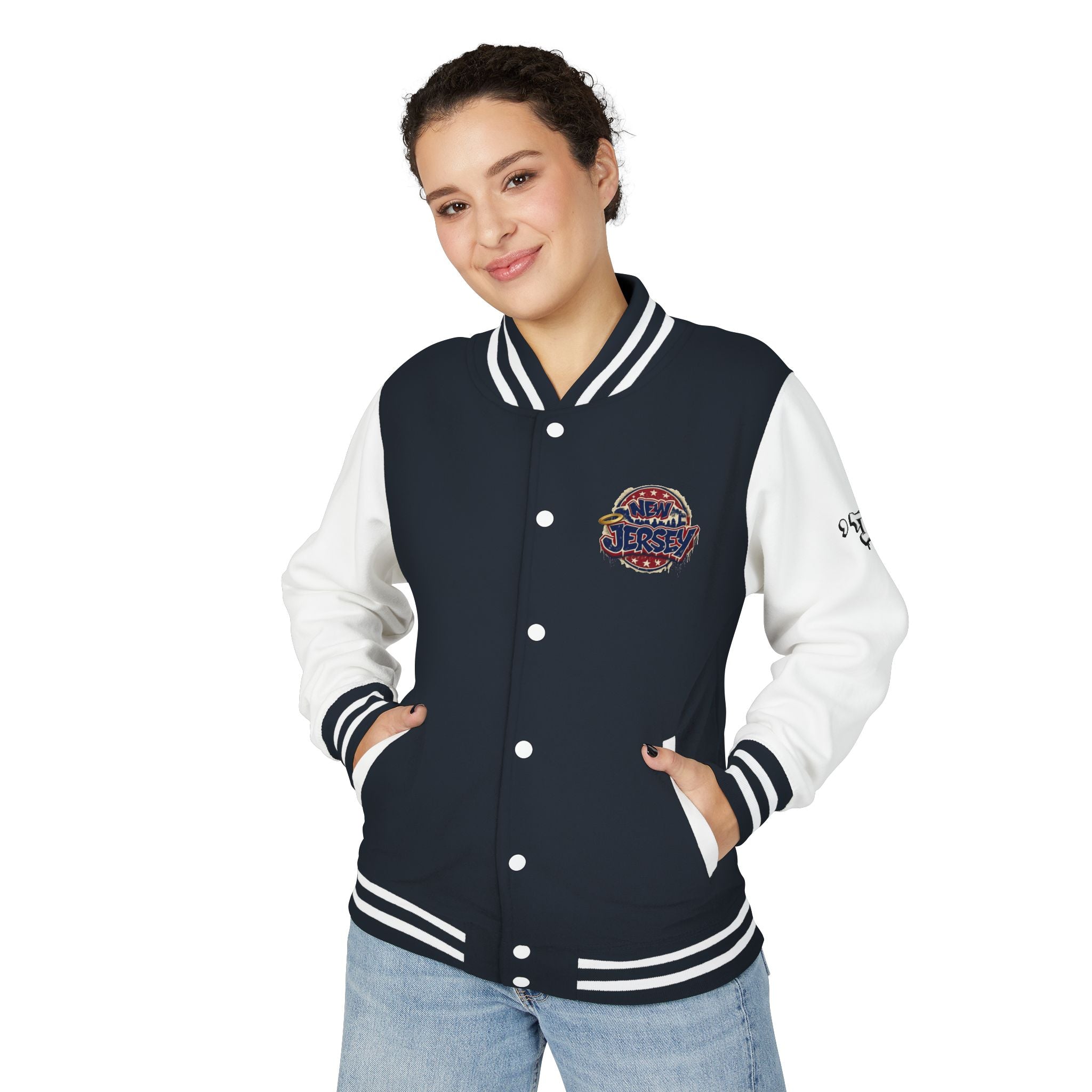 FURDREAMS “EWR” VIII Graffiti Shield Letterman Jacket