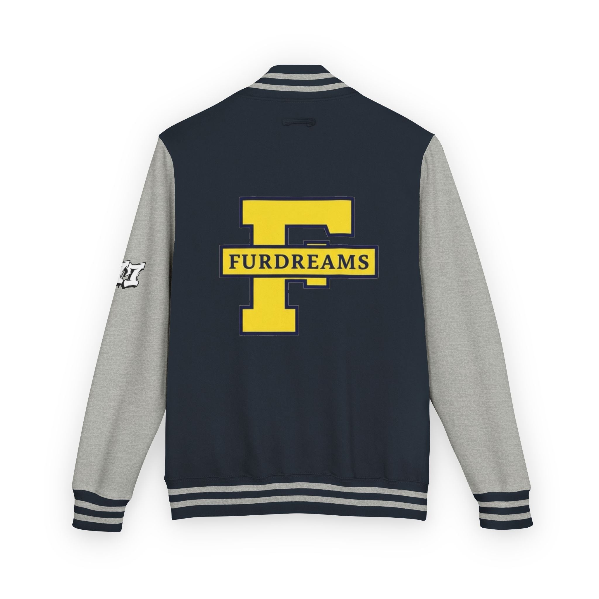 FURDREAMS "DTW" I Graffiti Shield Letterman Jacket