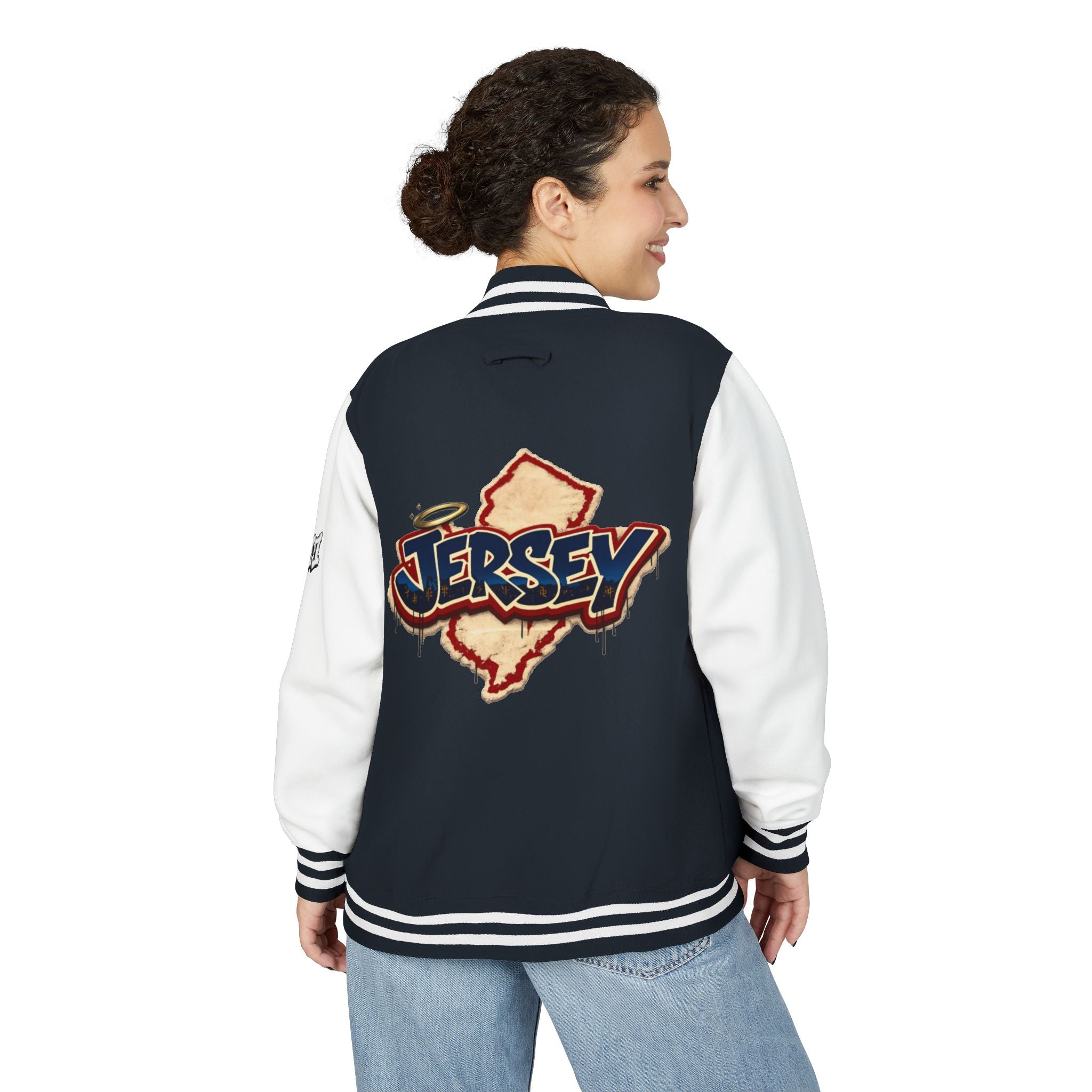 FURDREAMS “EWR” VIII Graffiti Shield Letterman Jacket