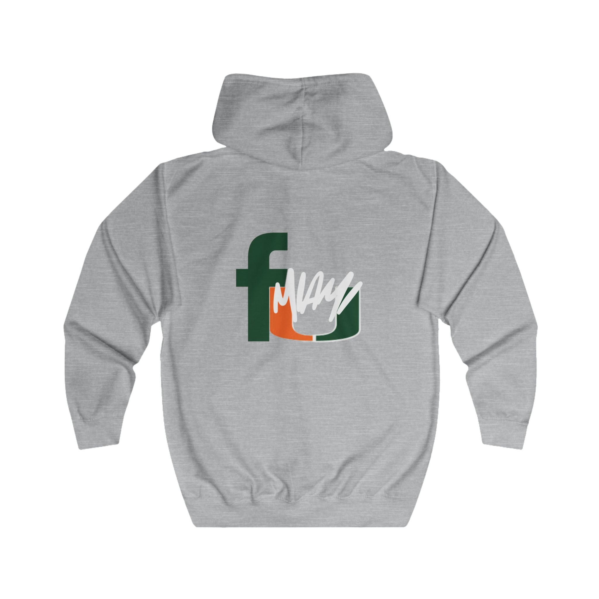 FURDREAMS NCAA “MIA” IX Unisex Full-zip Sweatshirt