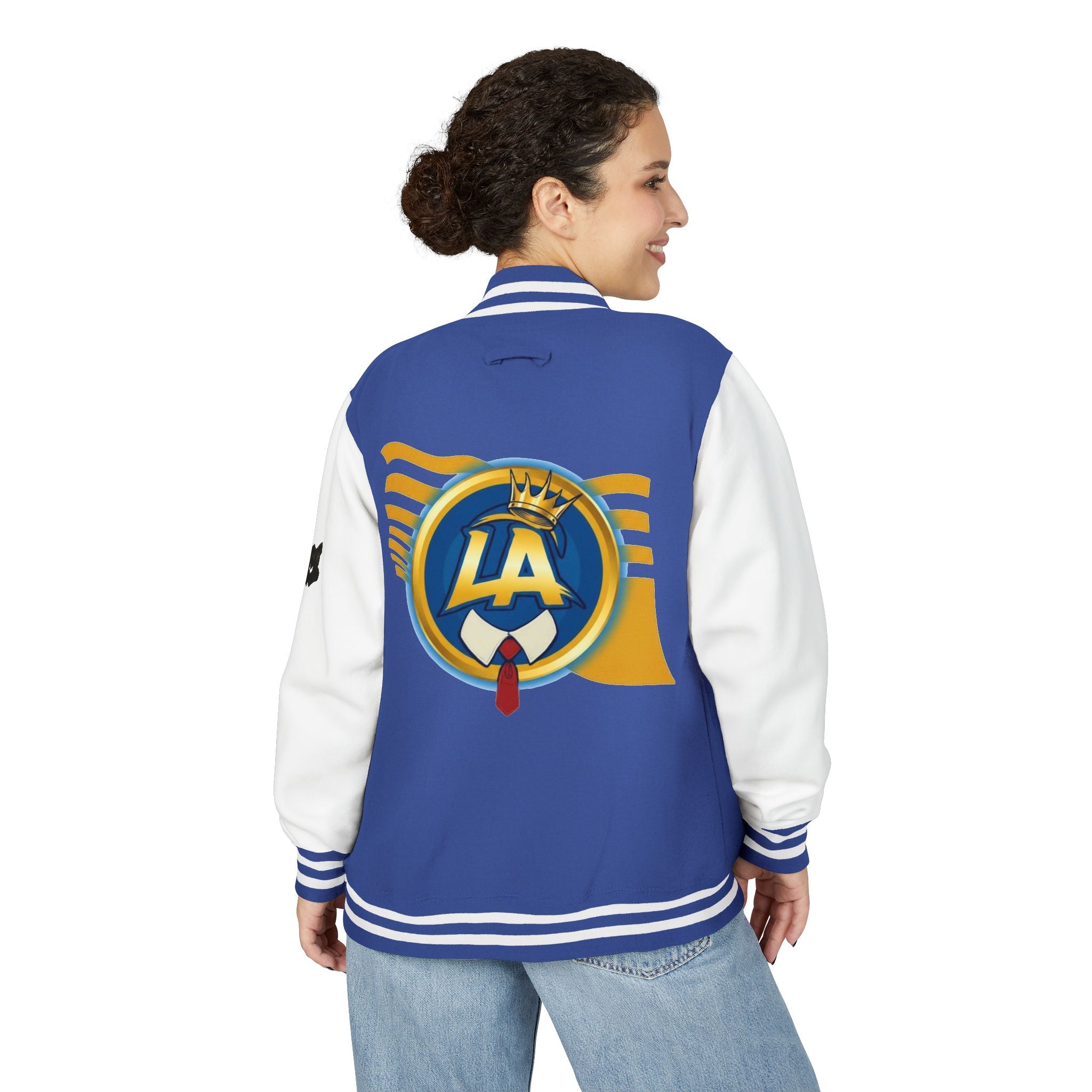 FURDreams "LAX" I Graffiti Shield Letterman Jacket