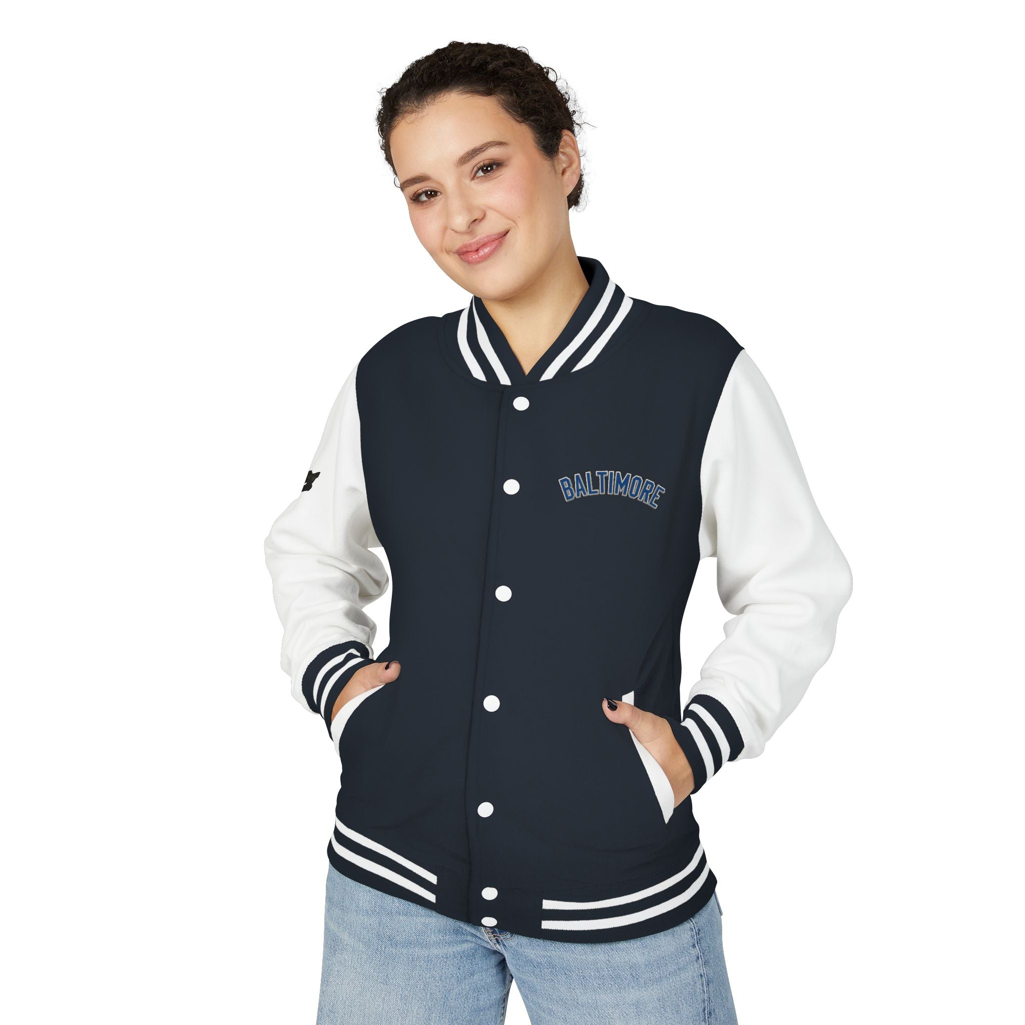 FURDreams “Baltimore” Collegiate Chest Letterman Jacket — Varsity Streetwear