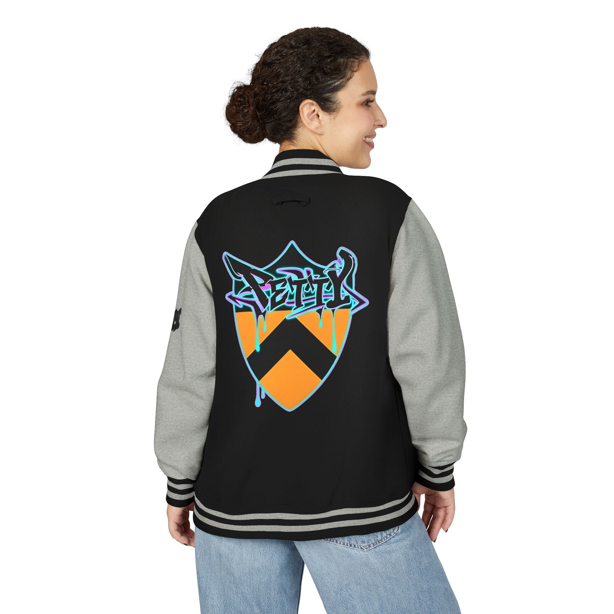 FURDREAMS "EWR" IV Graffiti Shield Letterman Jacket
