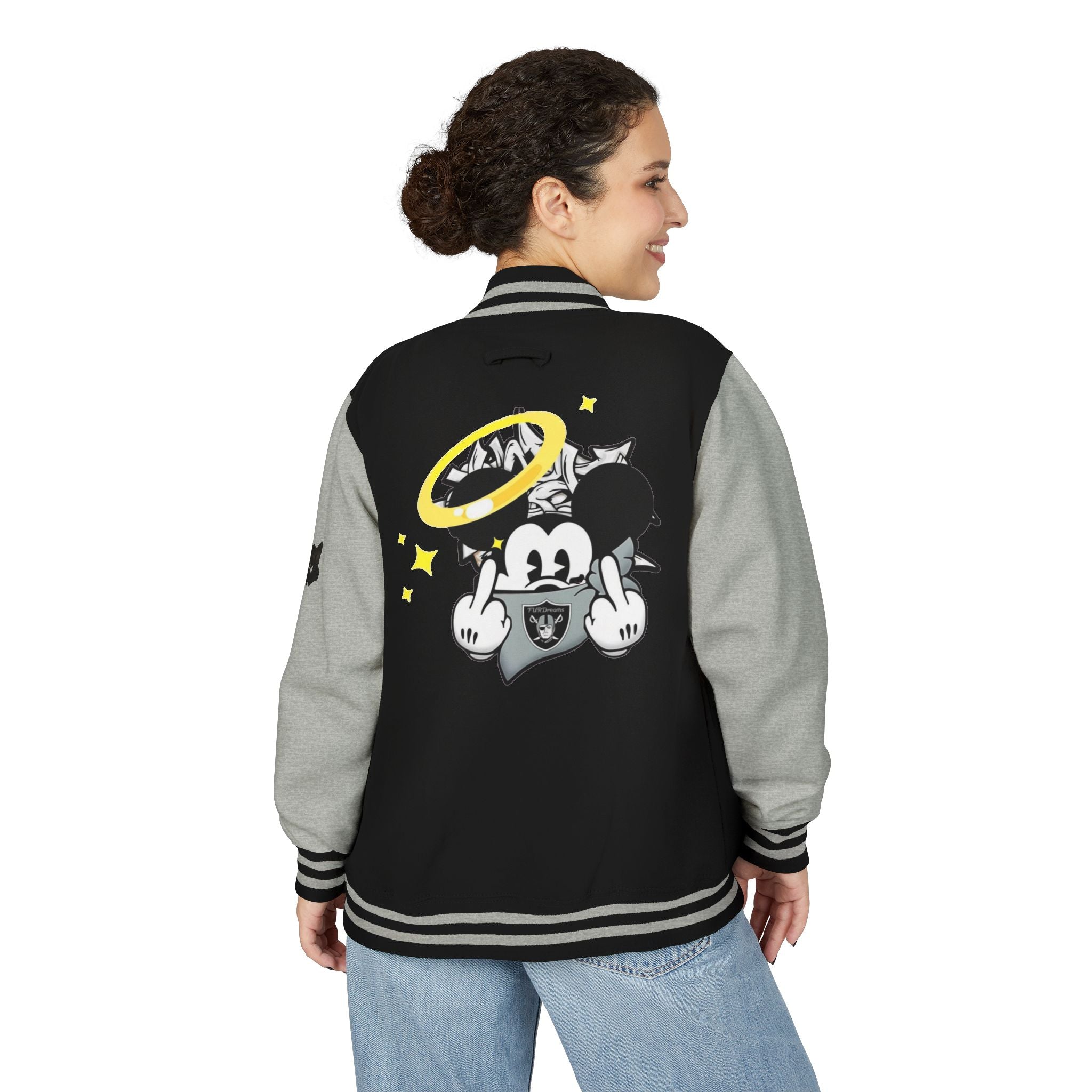 FURDreams "LVS" II Graffiti Shield Letterman Jacket
