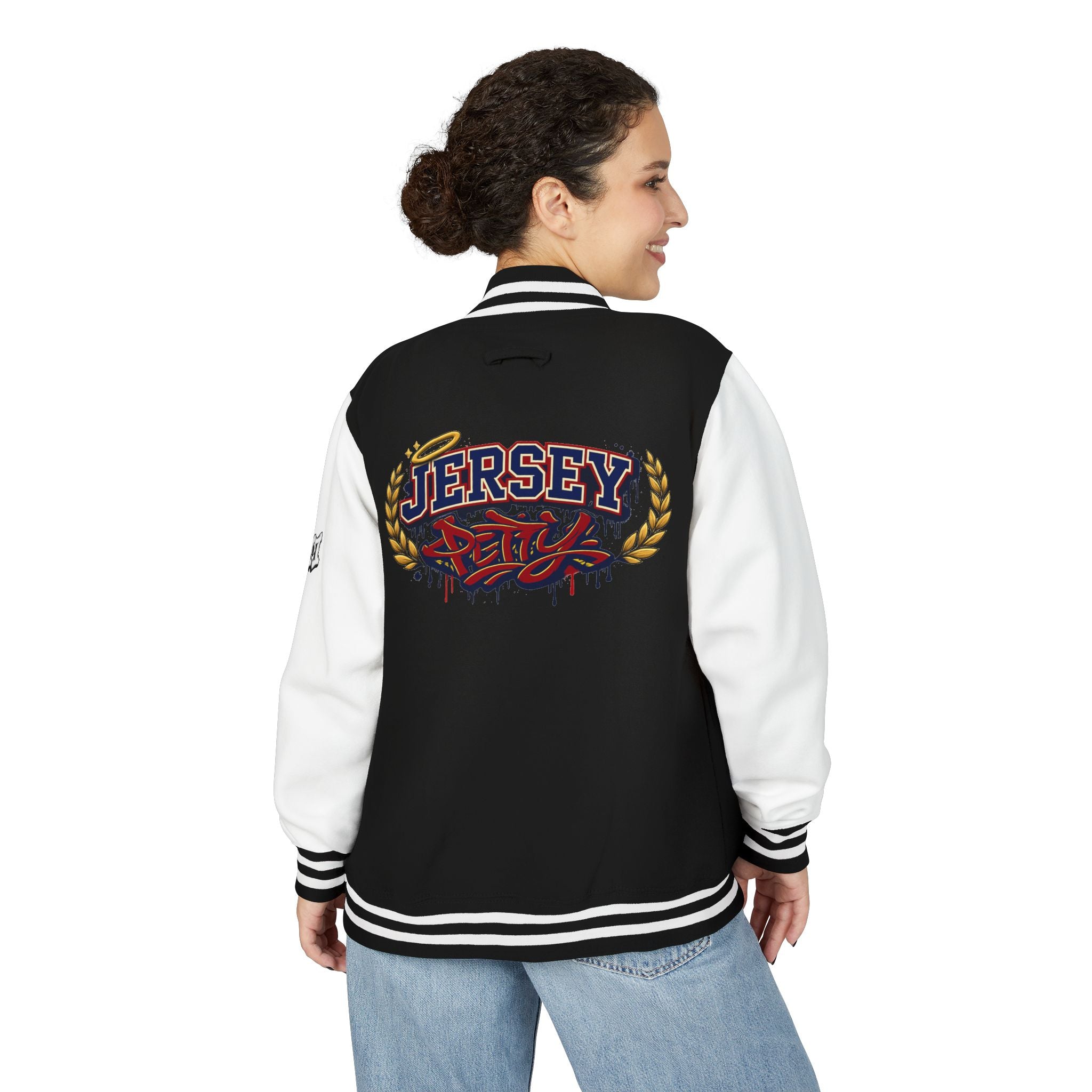 FURDREAMS “EWR” VIII Graffiti Shield Letterman Jacket