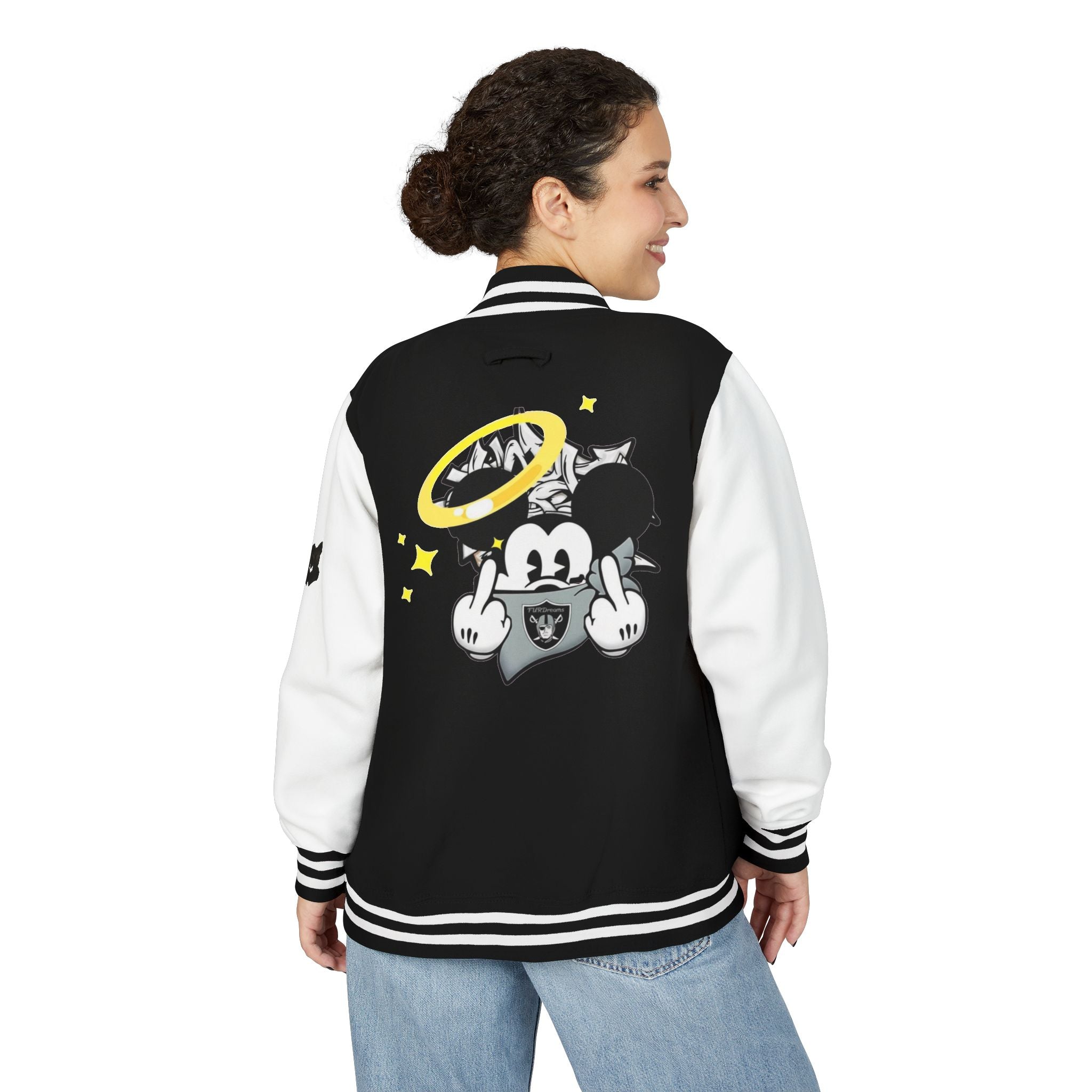 FURDreams "LVS" II Graffiti Shield Letterman Jacket