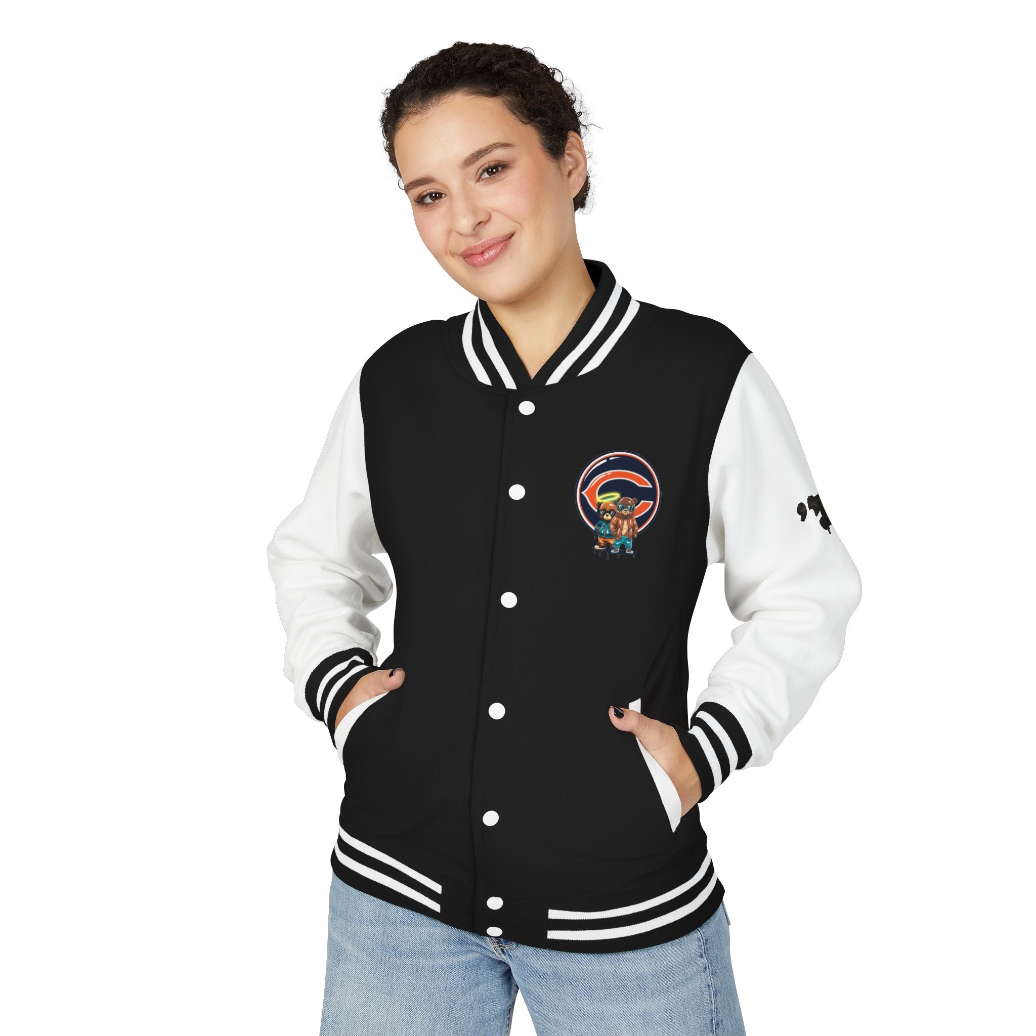 FURDREAMS “ORD” I Graffiti Shield Letterman Jacket