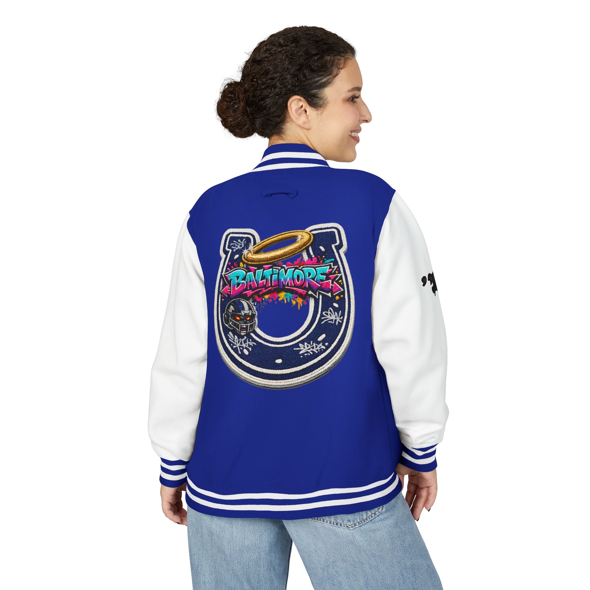 FURDreams “Baltimore” Collegiate Chest Letterman Jacket — Varsity Streetwear