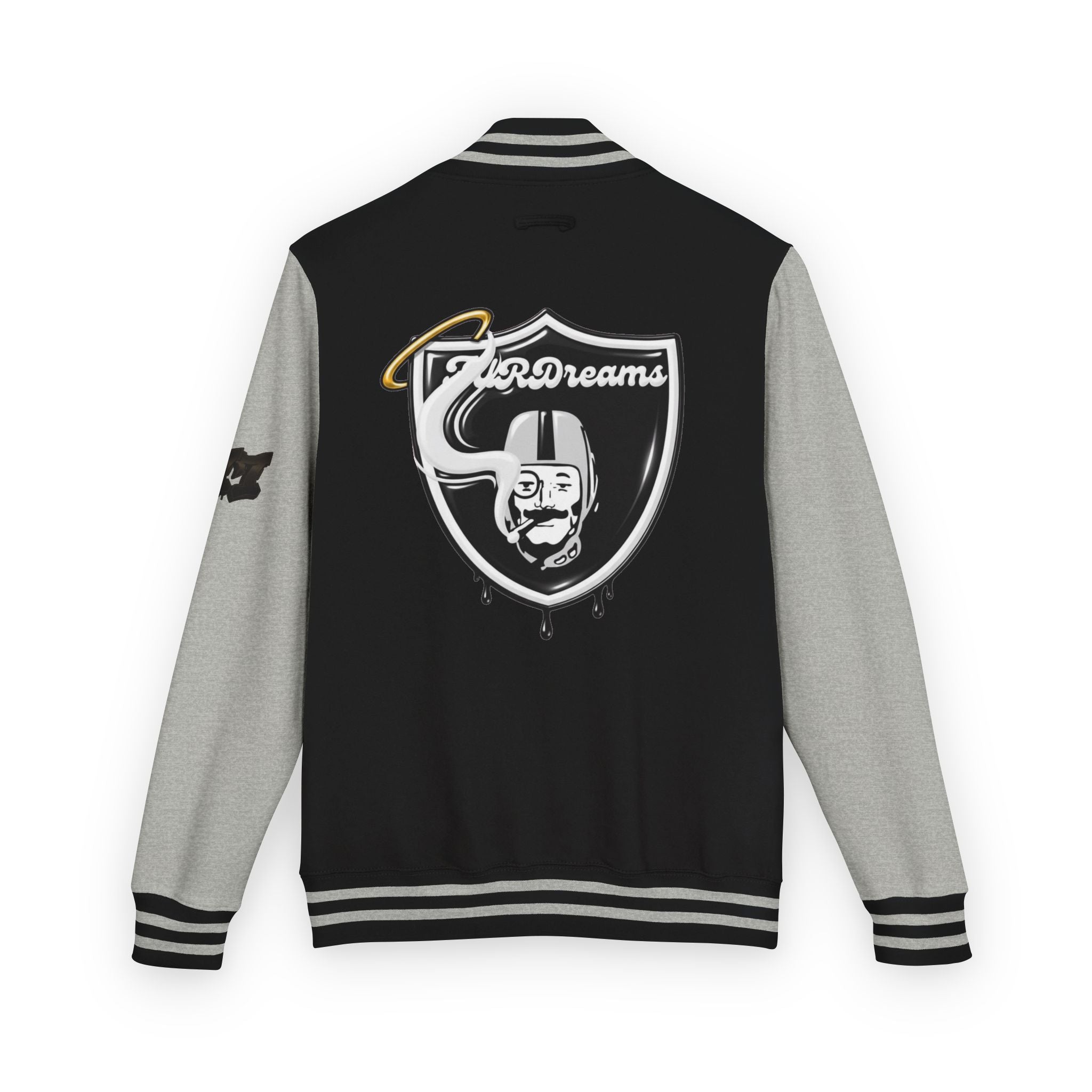FURDreams "LVS" I Graffiti Shield Letterman Jacket
