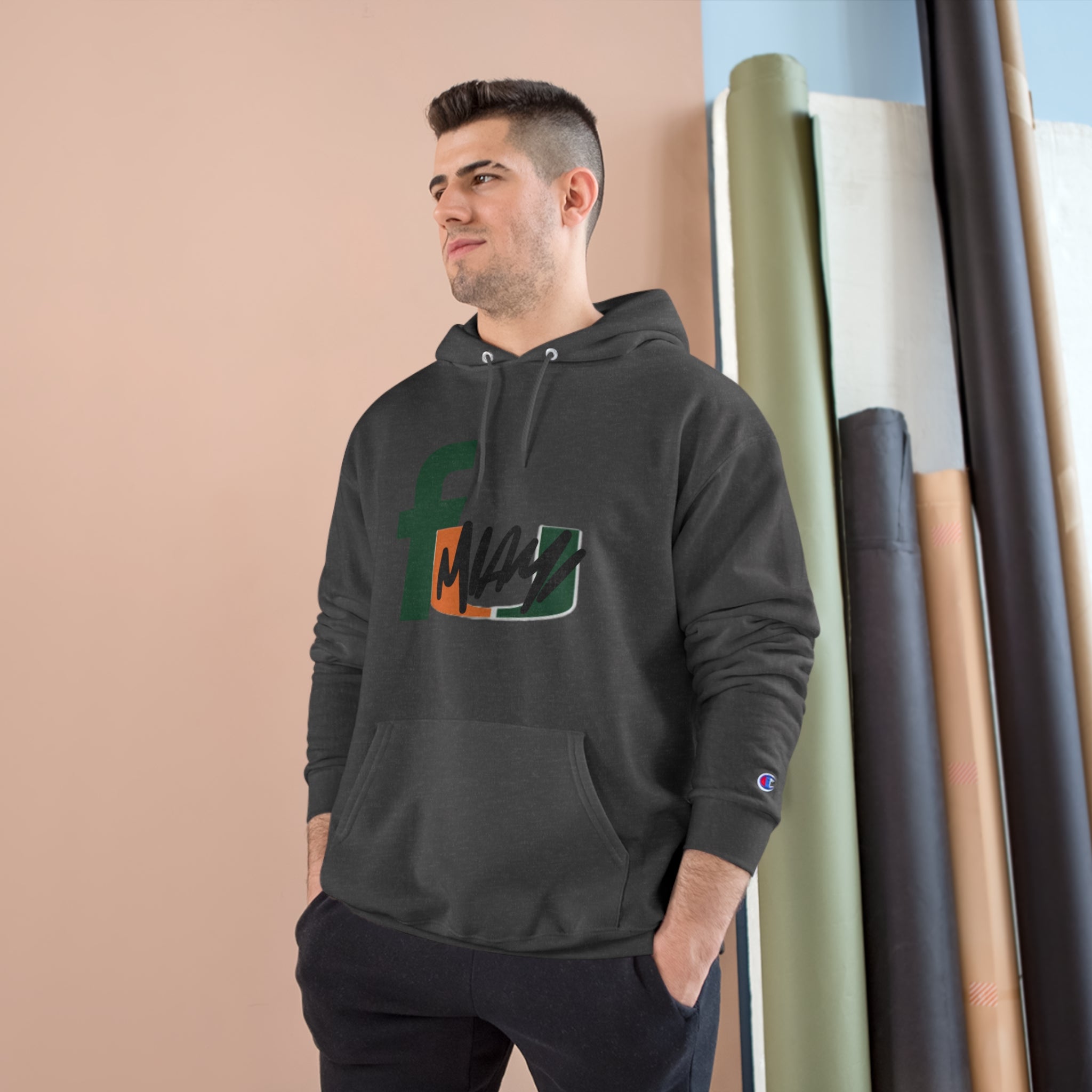 FURDREAMS NCAA “MIA” VI Champion Hoodie Sweatshirt