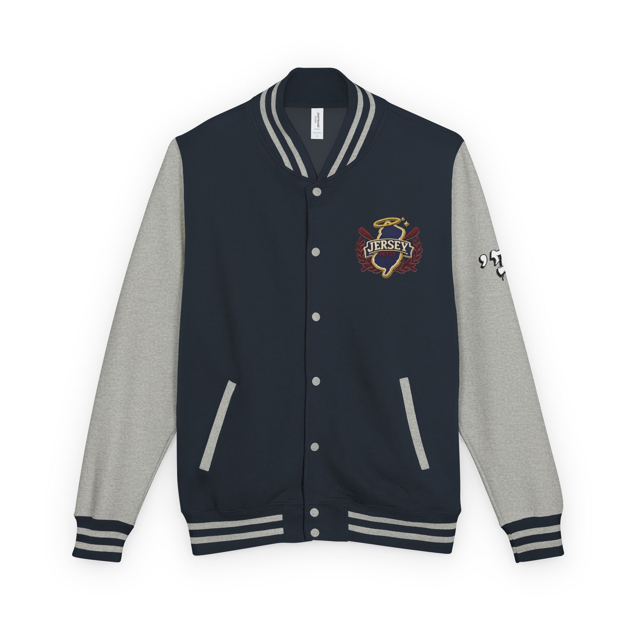 FURDreams "EWR" XII — Jersey Devils Shield Letterman Jacket