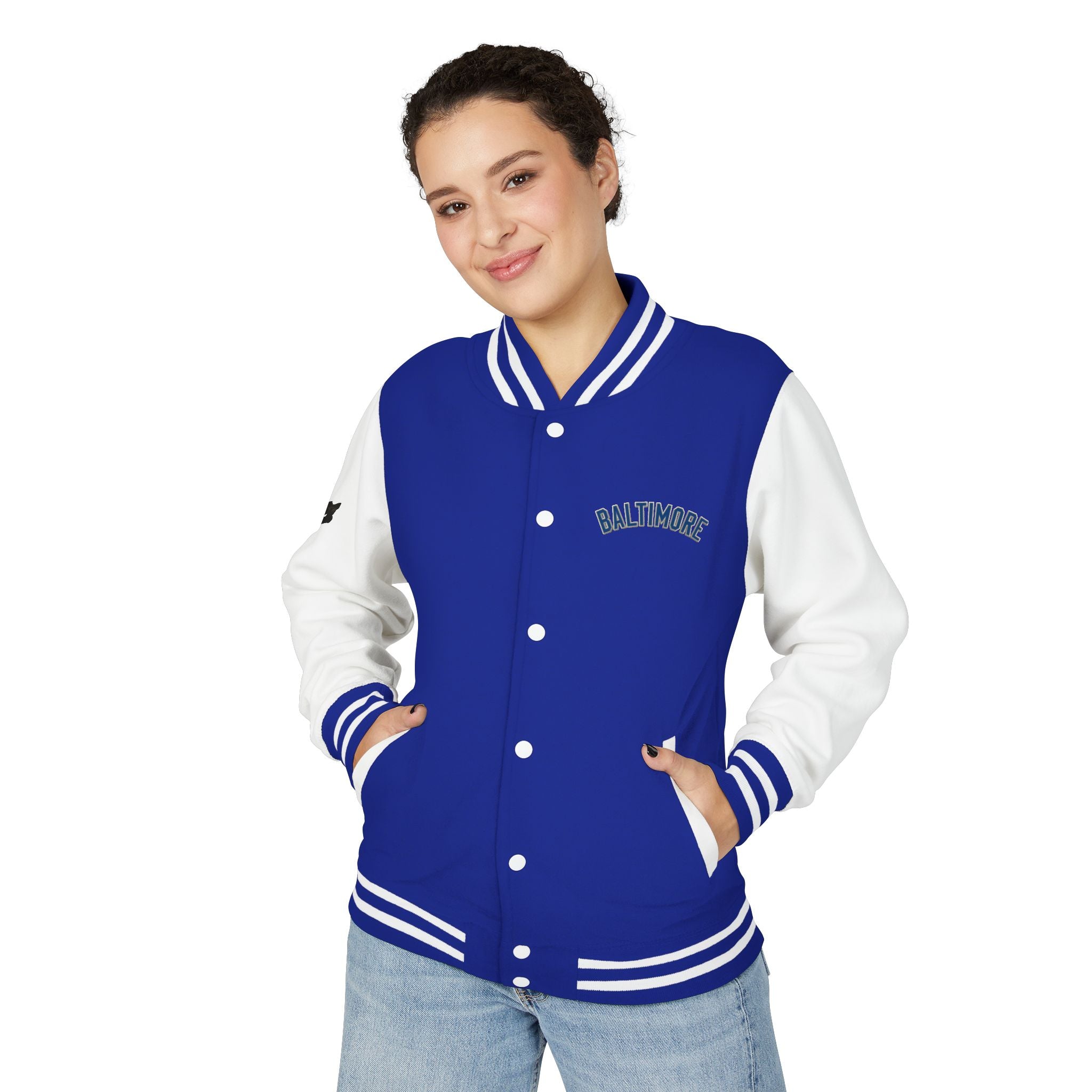 FURDreams “Baltimore” Collegiate Chest Letterman Jacket — Varsity Streetwear