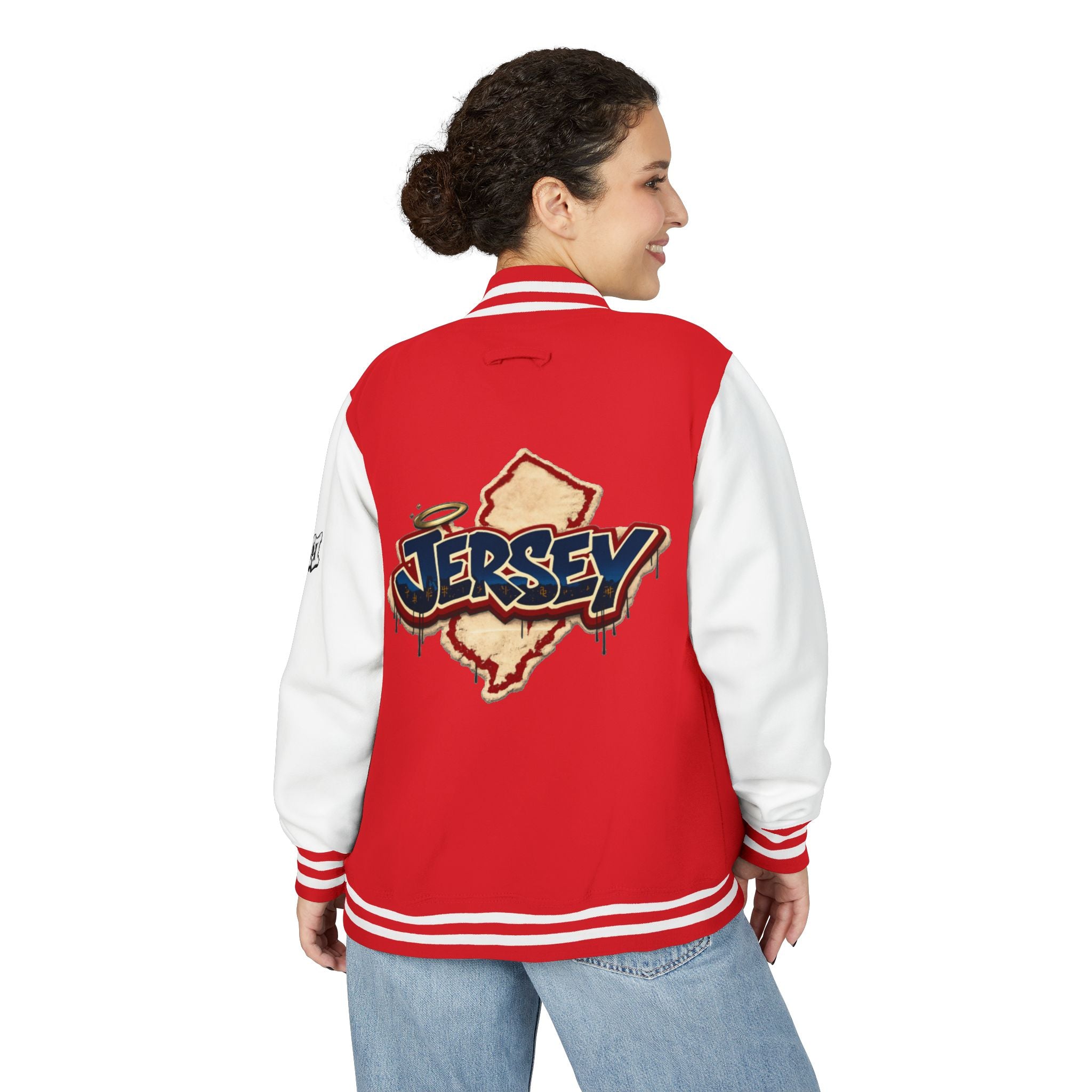 FURDREAMS “EWR” VIII Graffiti Shield Letterman Jacket