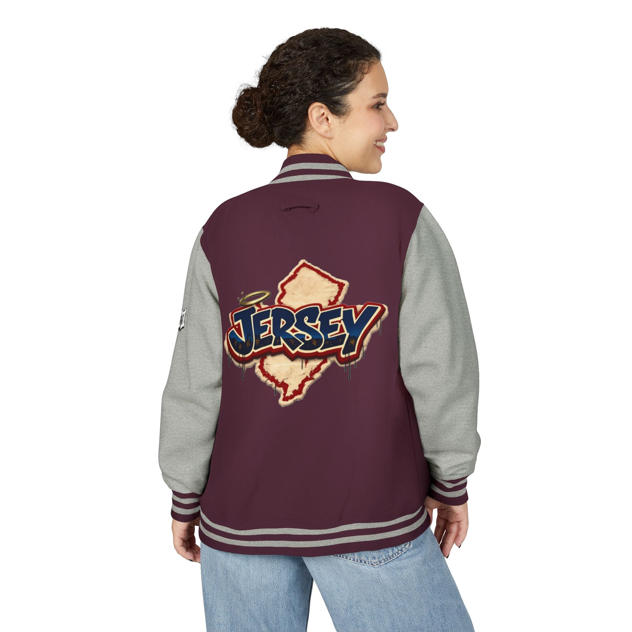 FURDREAMS “EWR” VIII Graffiti Shield Letterman Jacket