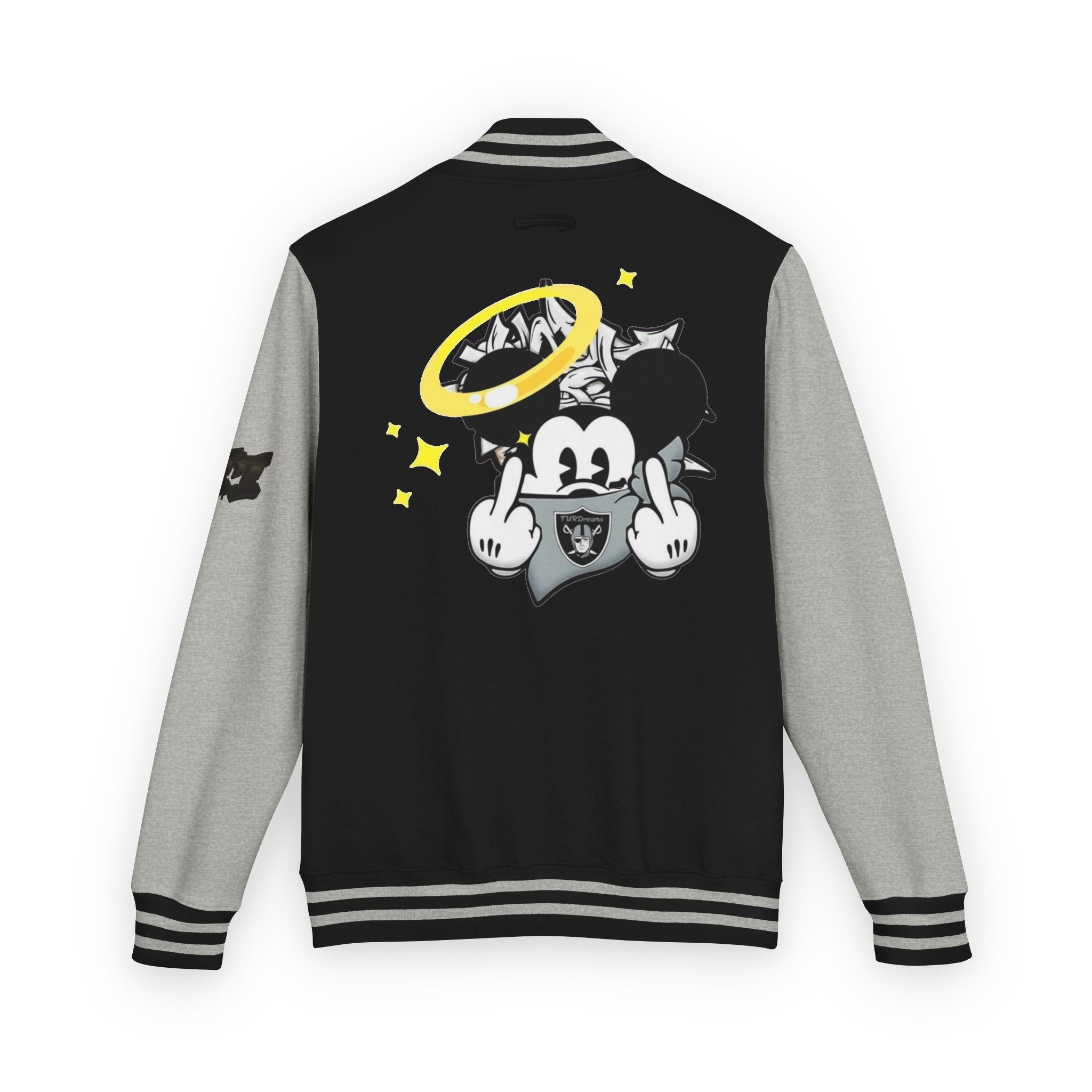FURDreams "LVS" II Graffiti Shield Letterman Jacket