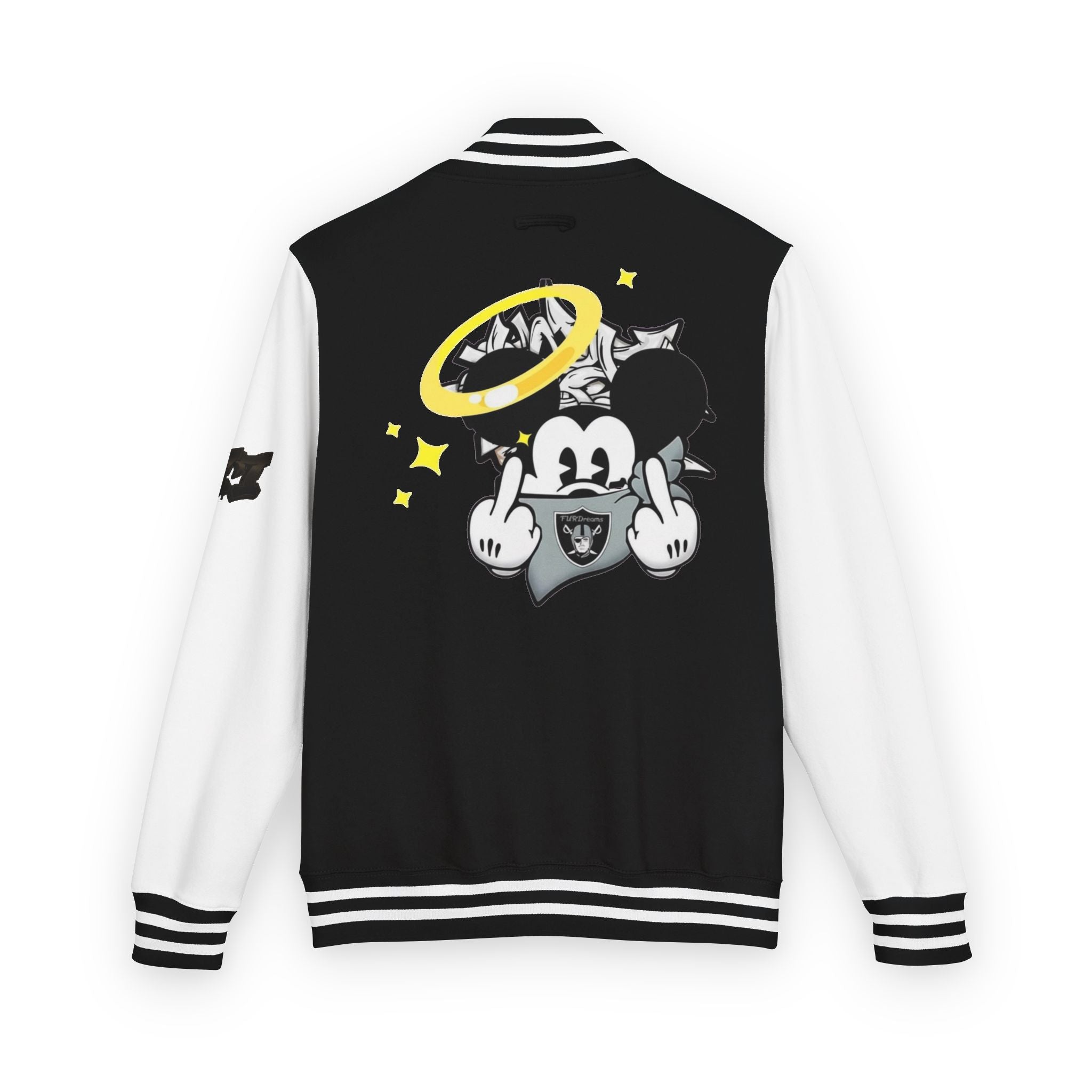 FURDreams "LVS" II Graffiti Shield Letterman Jacket