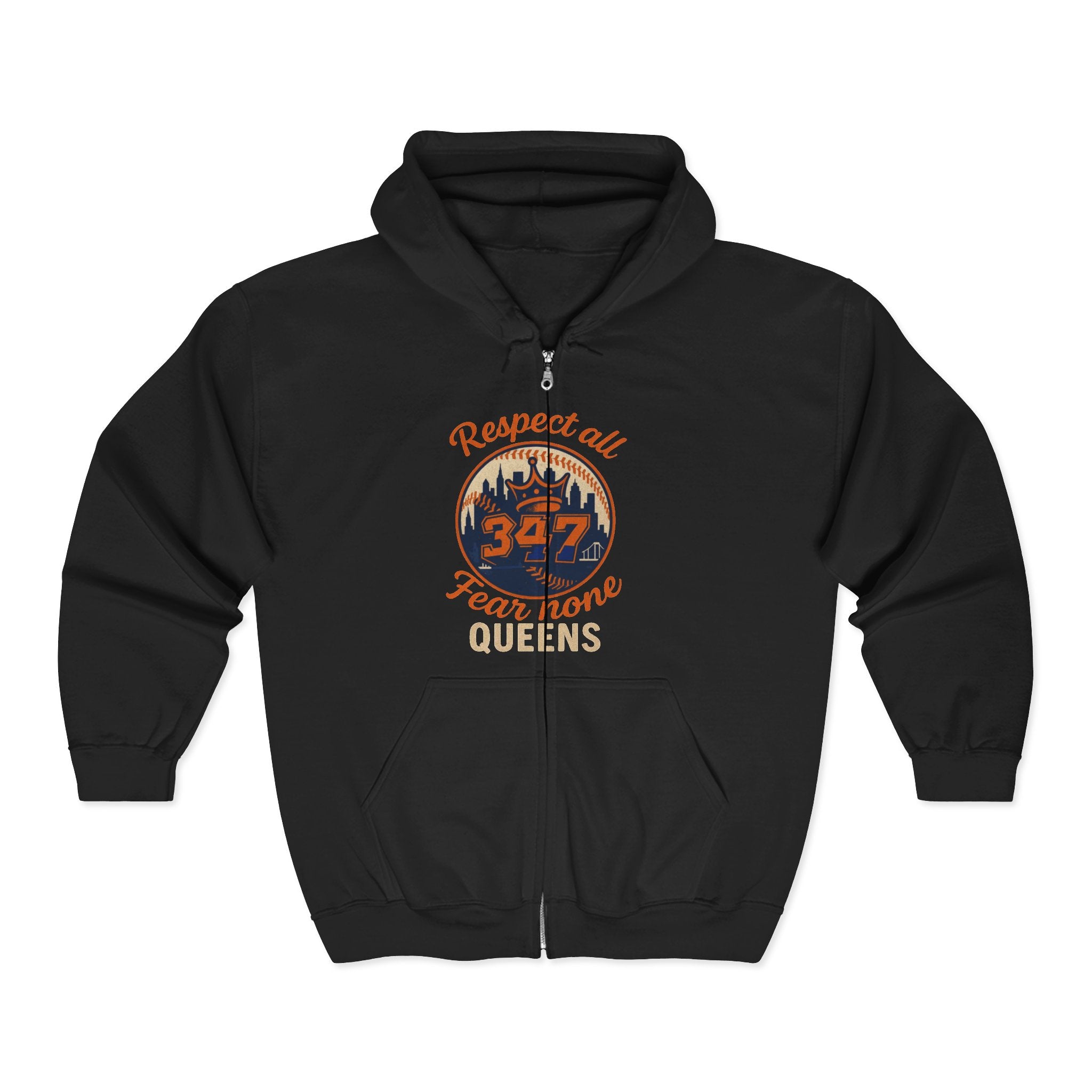 FURDreams “NYC OGTiktok IV” Unisex Full Zip Hoodie for Warmth and Style