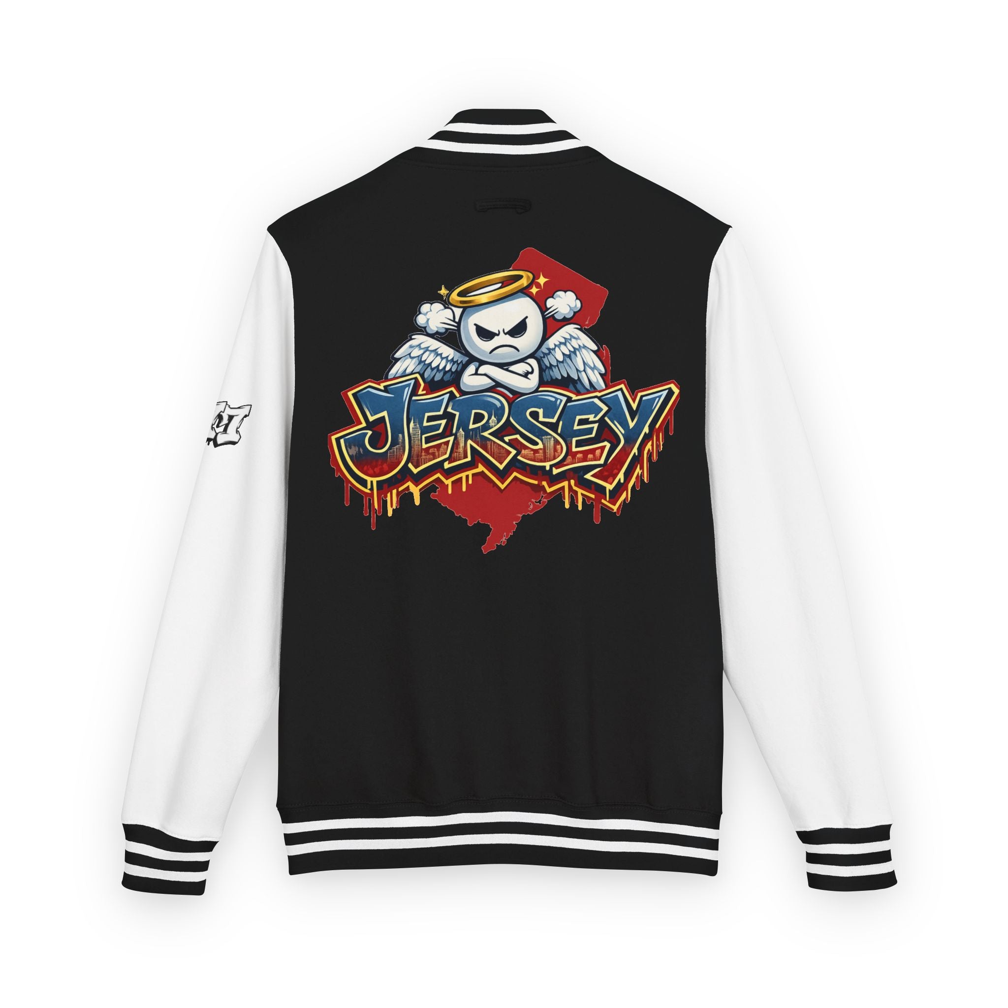 FURDreams "EWR" XII — Jersey Devils Shield Letterman Jacket