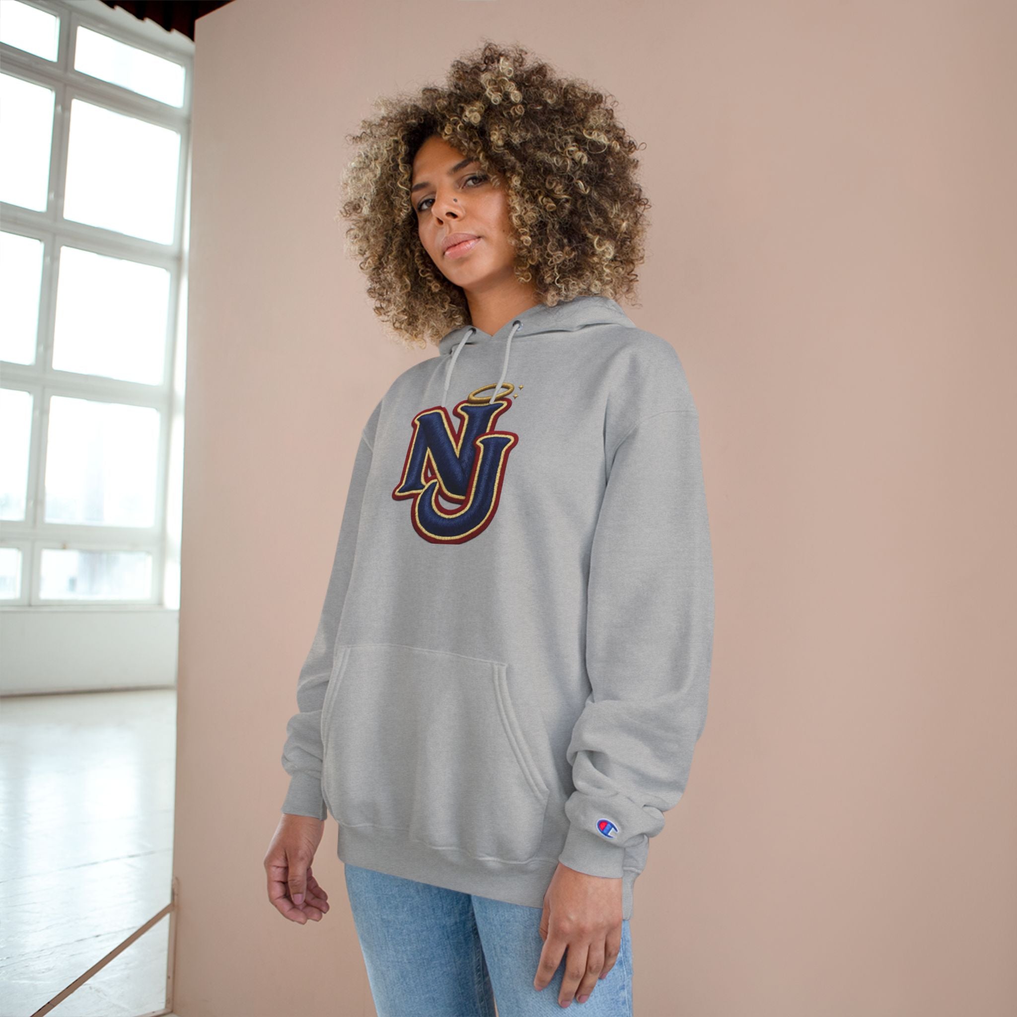 FURDreams "EWR" XII — NJ Embroidered Monogram Champion Pullover