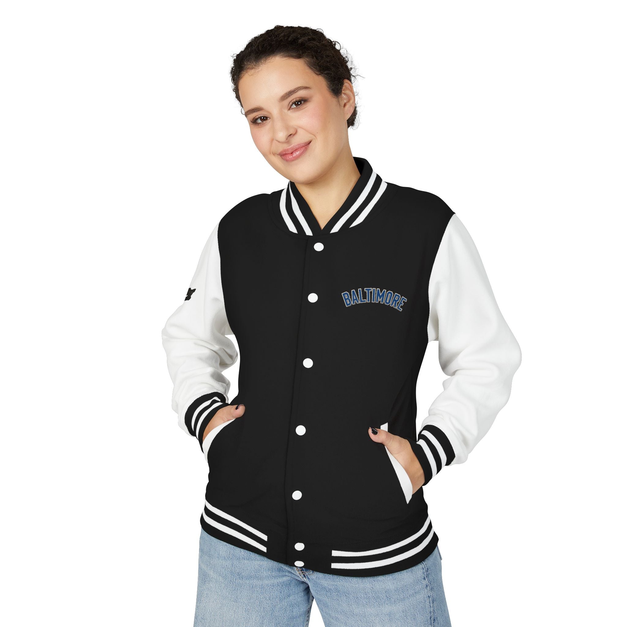 FURDreams “Baltimore” Collegiate Chest Letterman Jacket — Varsity Streetwear