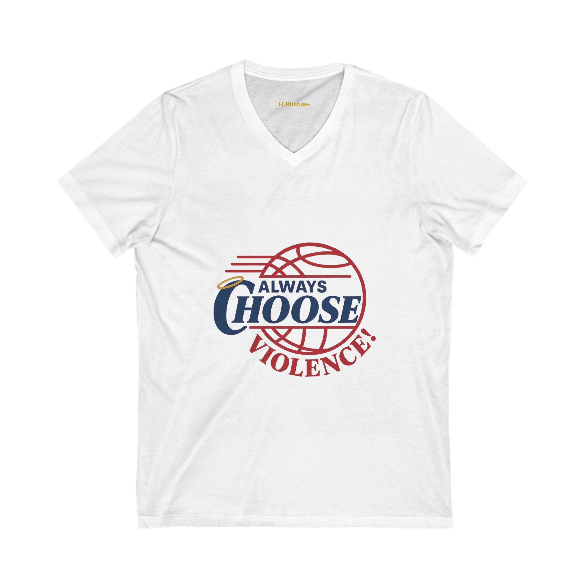 FURDreams NBA “LAX” I Unisex Jersey Short Sleeve V-Neck Tee