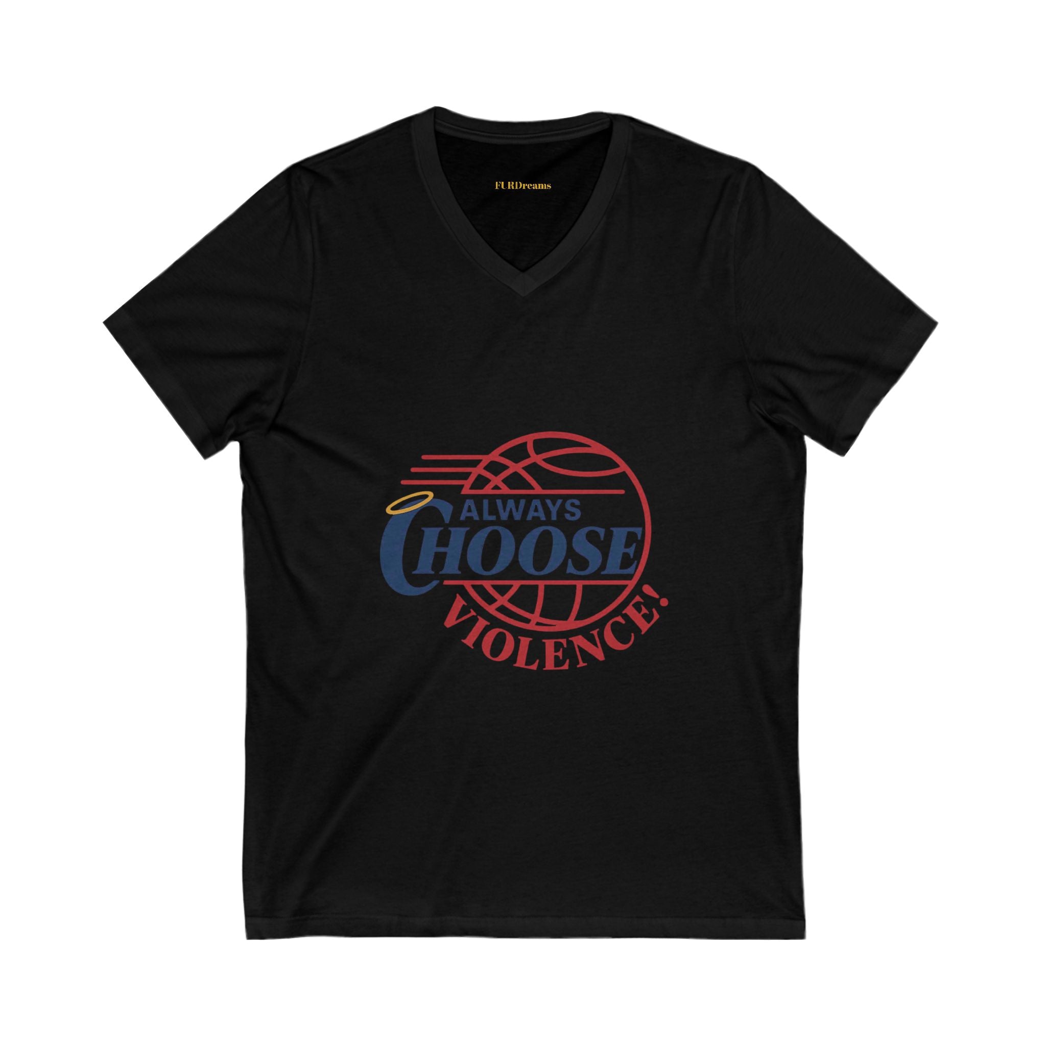 FURDreams NBA “LAX” I Unisex Jersey Short Sleeve V-Neck Tee