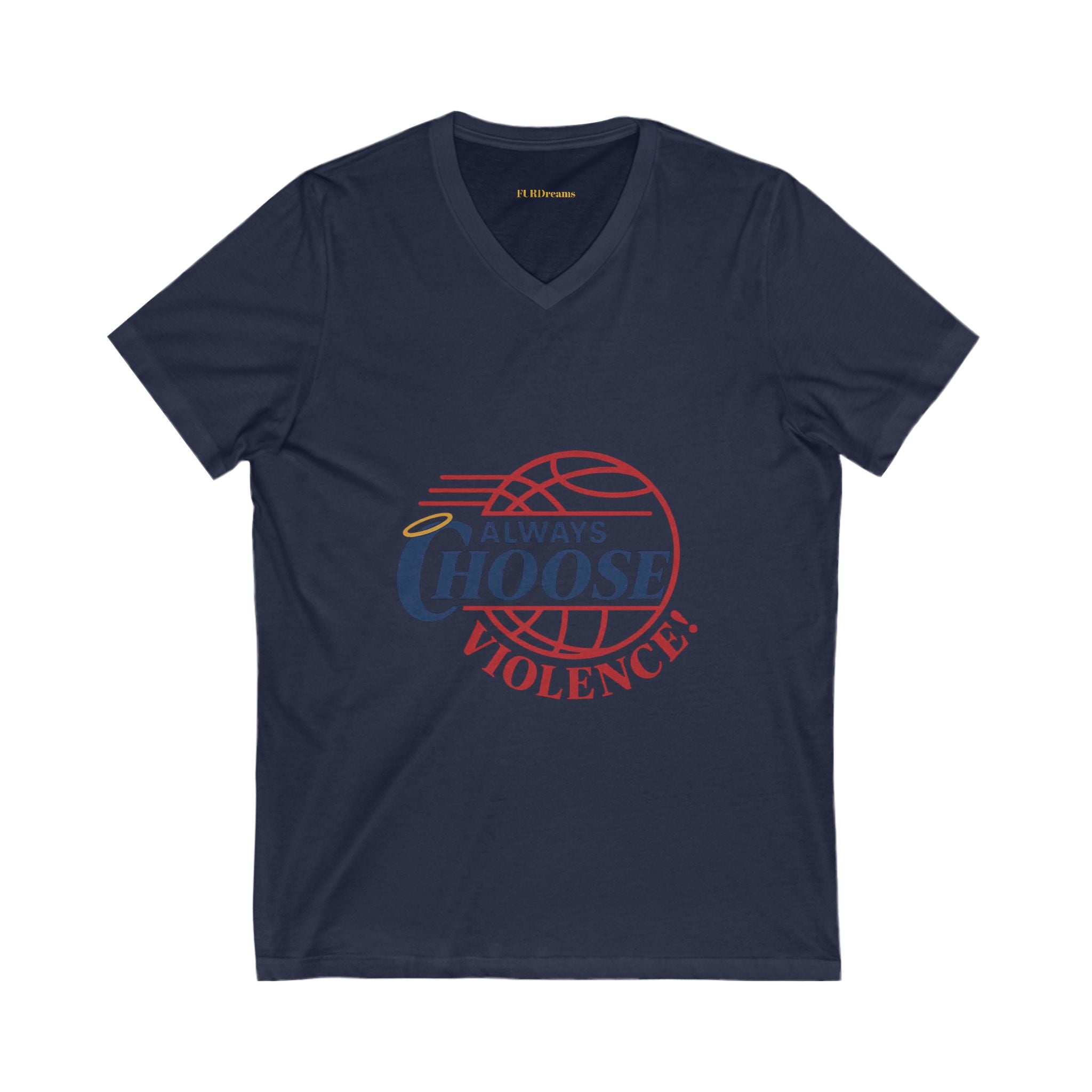 FURDreams NBA “LAX” I Unisex Jersey Short Sleeve V-Neck Tee
