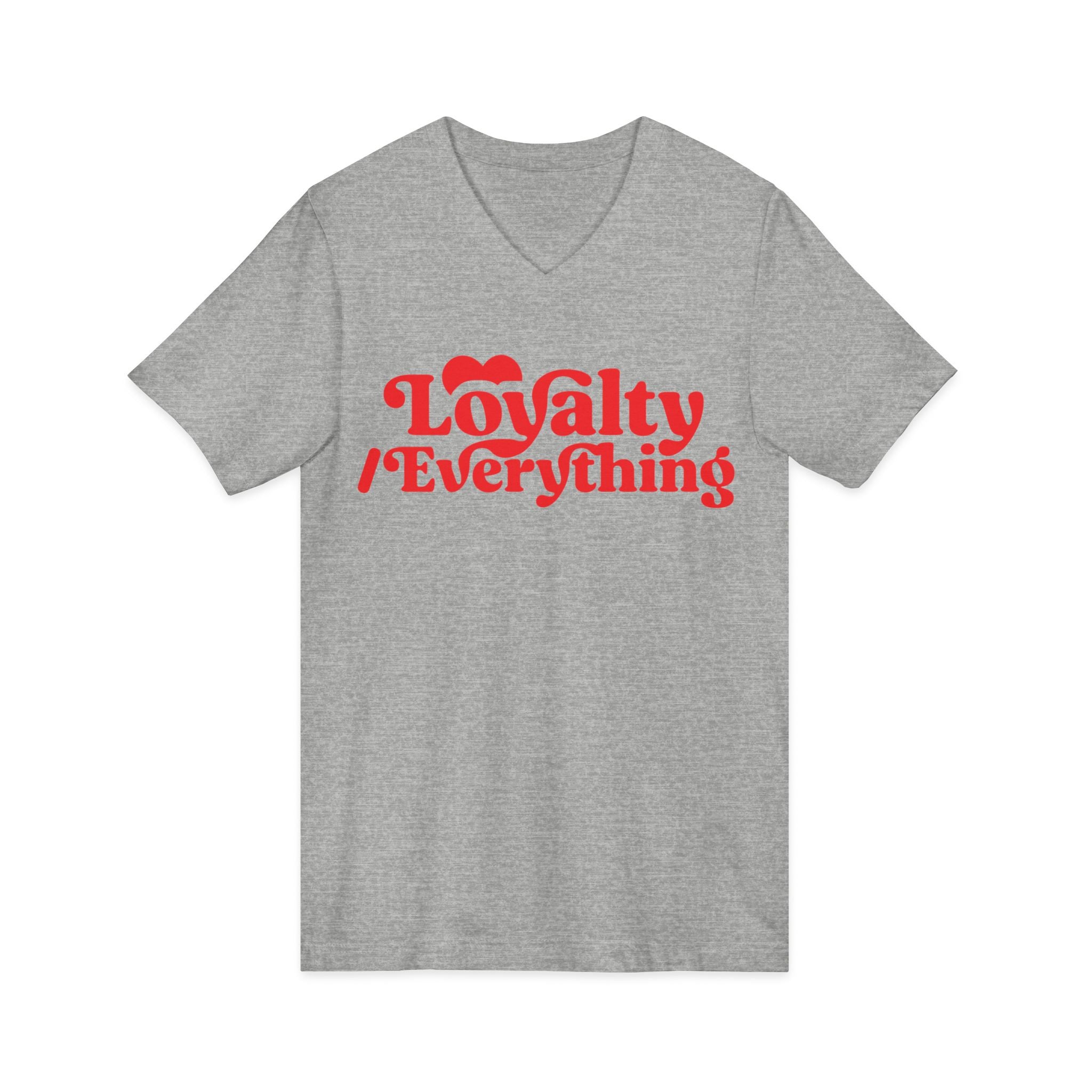 FURDreams Team Originals “Loyaltyovereverything ” V V-Neck Tee Shirt