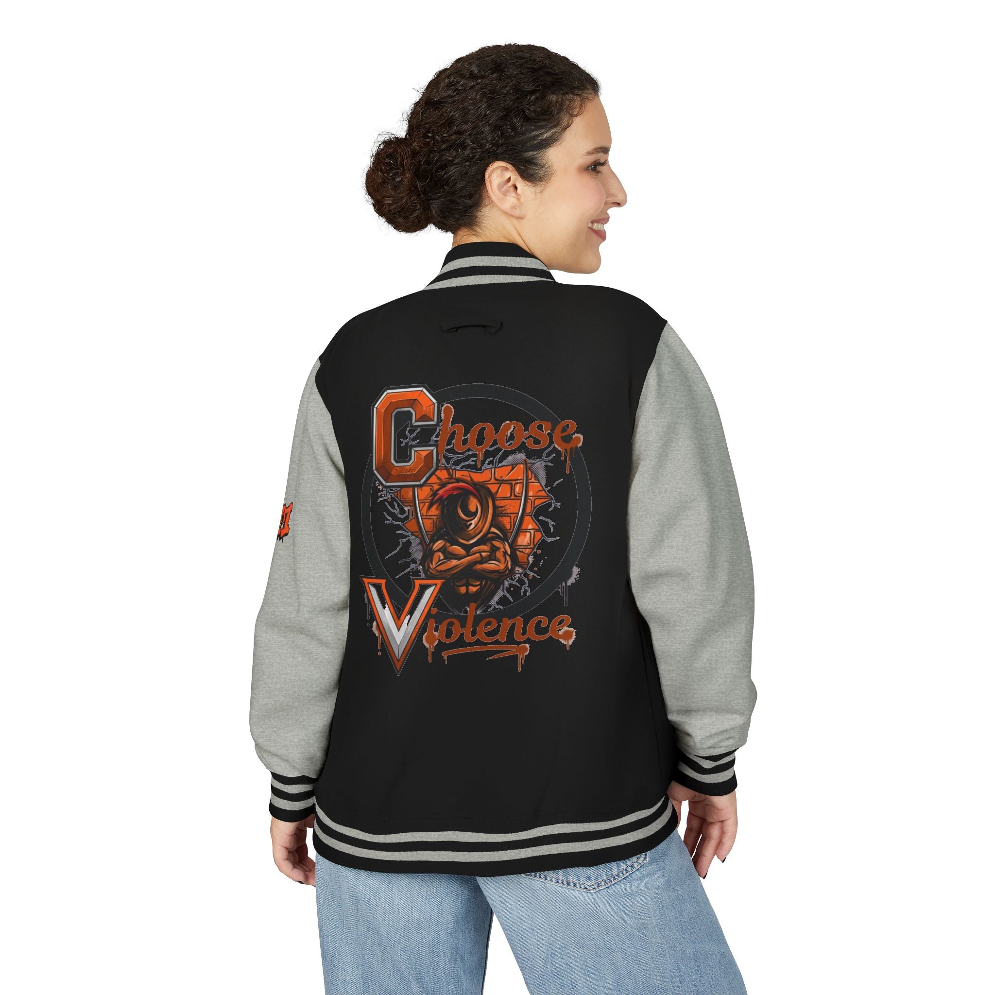 FURDREAMS "RIC" I Graffiti Shield Letterman Jacket