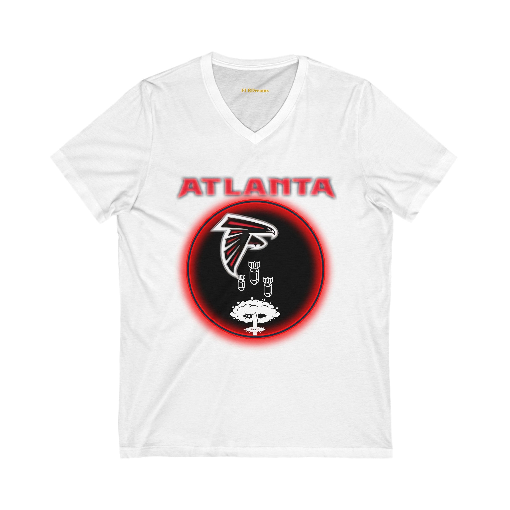 FURDreams NFL “ATL” I Unisex Jersey Short Sleeve V-Neck Tee